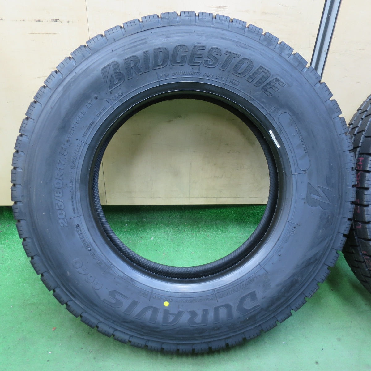 未使用!25年!2本★トラック タイヤ 205/80R17.5 120/118N ブリヂストン デュラビス G640 DURAVIS 17.5インチ★5063007イノタ