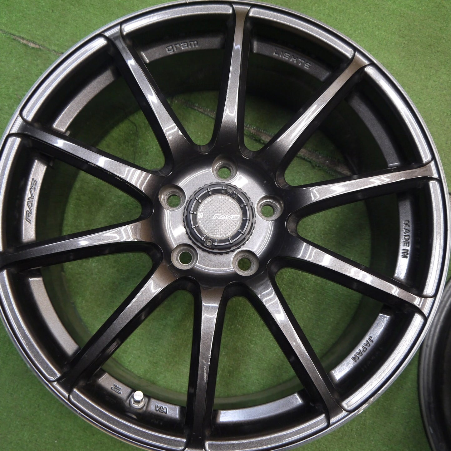 4本価格★RAYS GL-57TRANSCEND gram LIGHTS レイズ グラムライツ トランセンド 18インチ ホイール 18×7.5J PCD114.3/5H★5052704Hホ