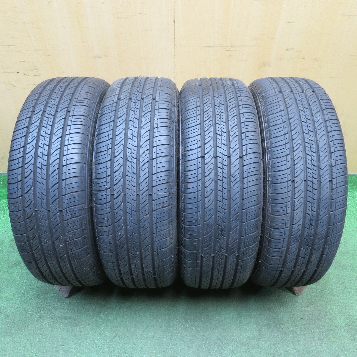超バリ溝!24年!ほぼ10分★日産 C25 セレナ 純正 195/60R16 ネオリン NEOLAND C570 16インチ PCD114.3/5H★6052902NJノ