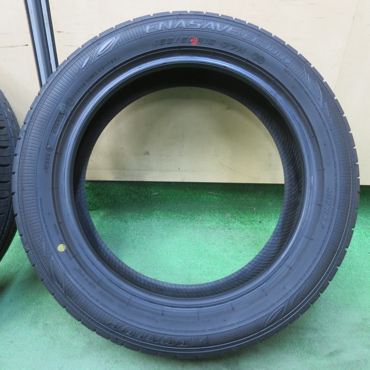 新車外し!25年★165/60R15 ダンロップ エナセーブ EC300+ タイヤ 15インチ ソリオ ハスラー デリカミニ デリカ D:2 等★6011508イノタ