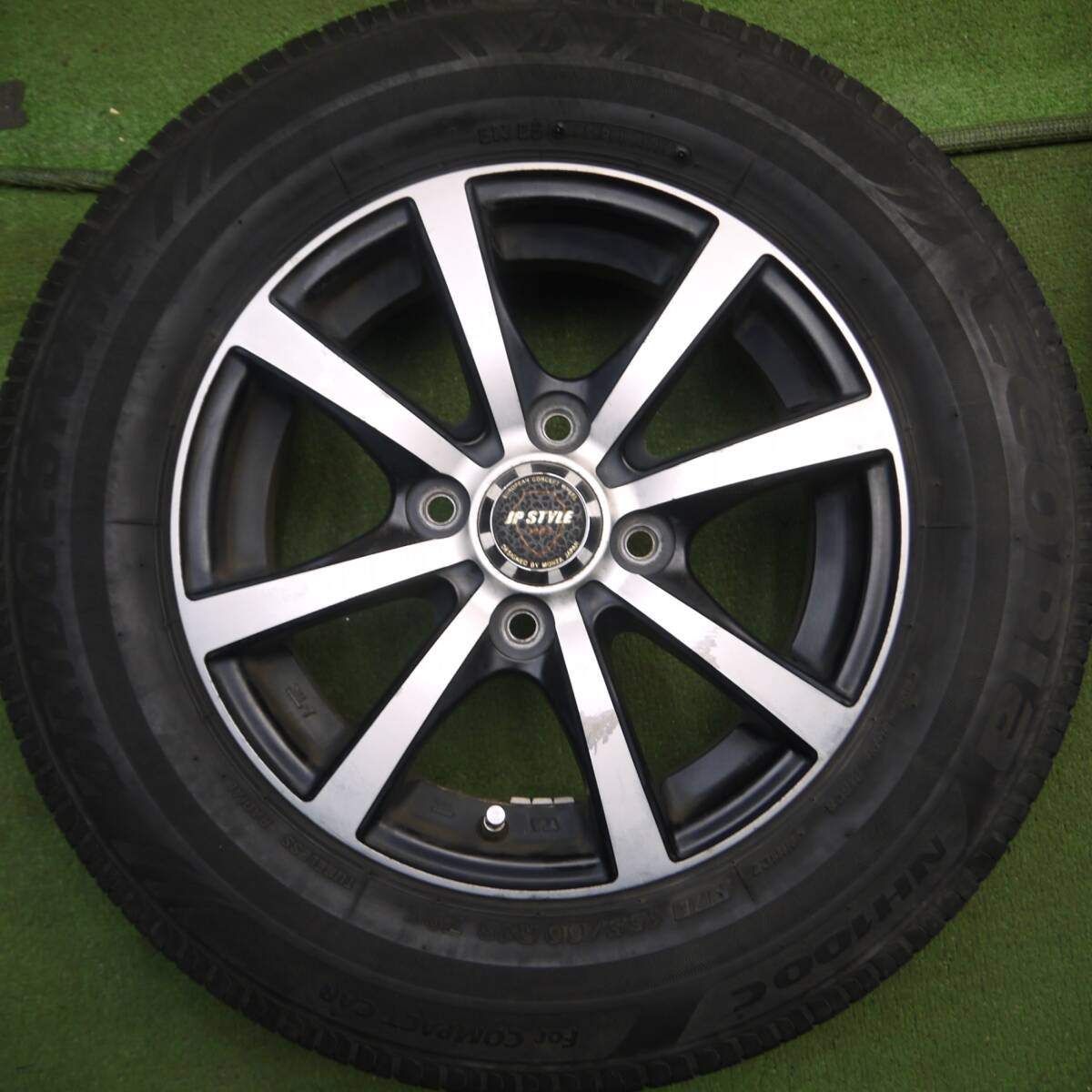 4本価格★155/80R13 ブリヂストン エコピア NH100C JP STYLE MBS MONZA 13インチ PCD100/4H★4030808Hノ