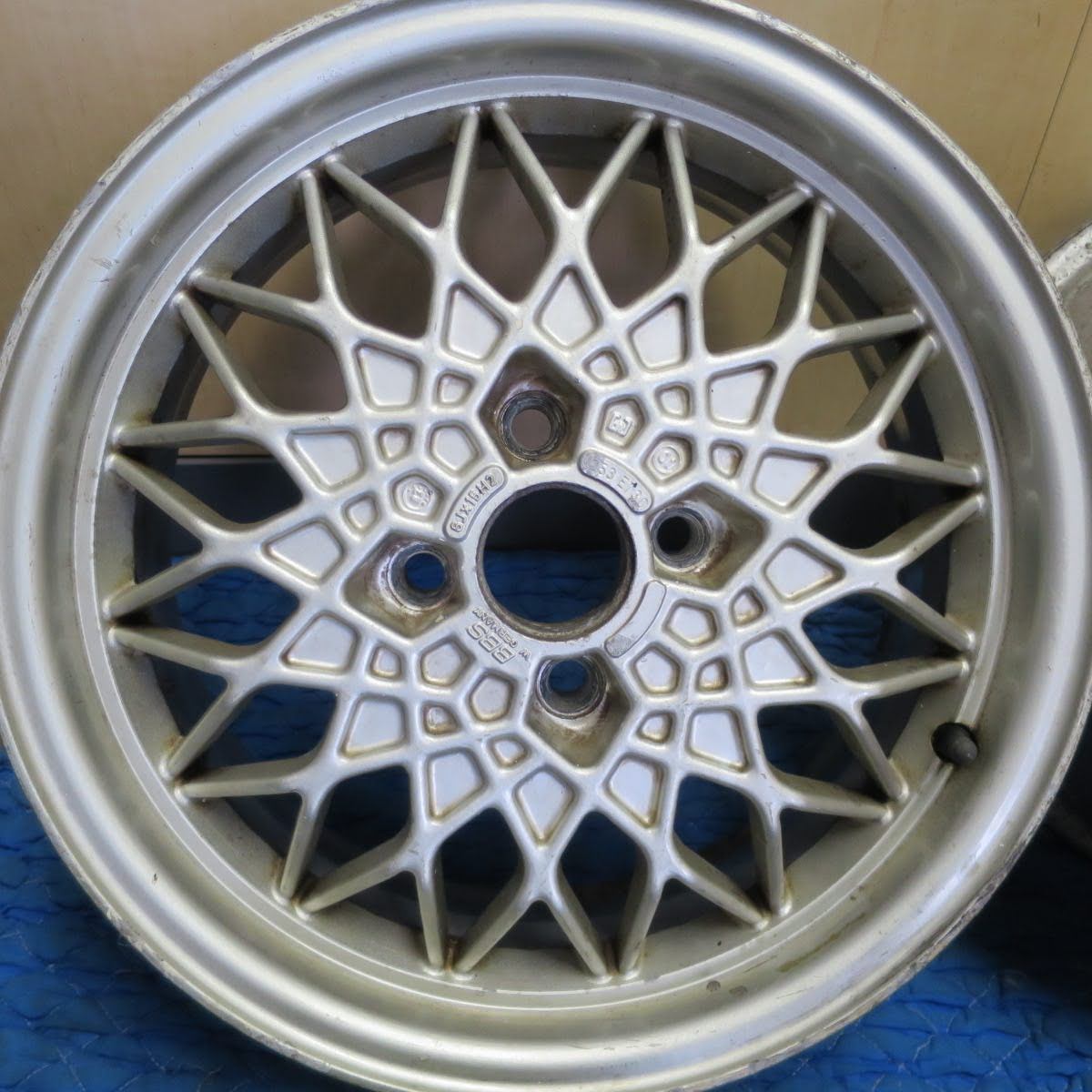 超希少 ゴルフ2等★BBS ホイール 西ドイツ製 15インチ 15×6J 15×7J PCD100/4H★5101001シホ