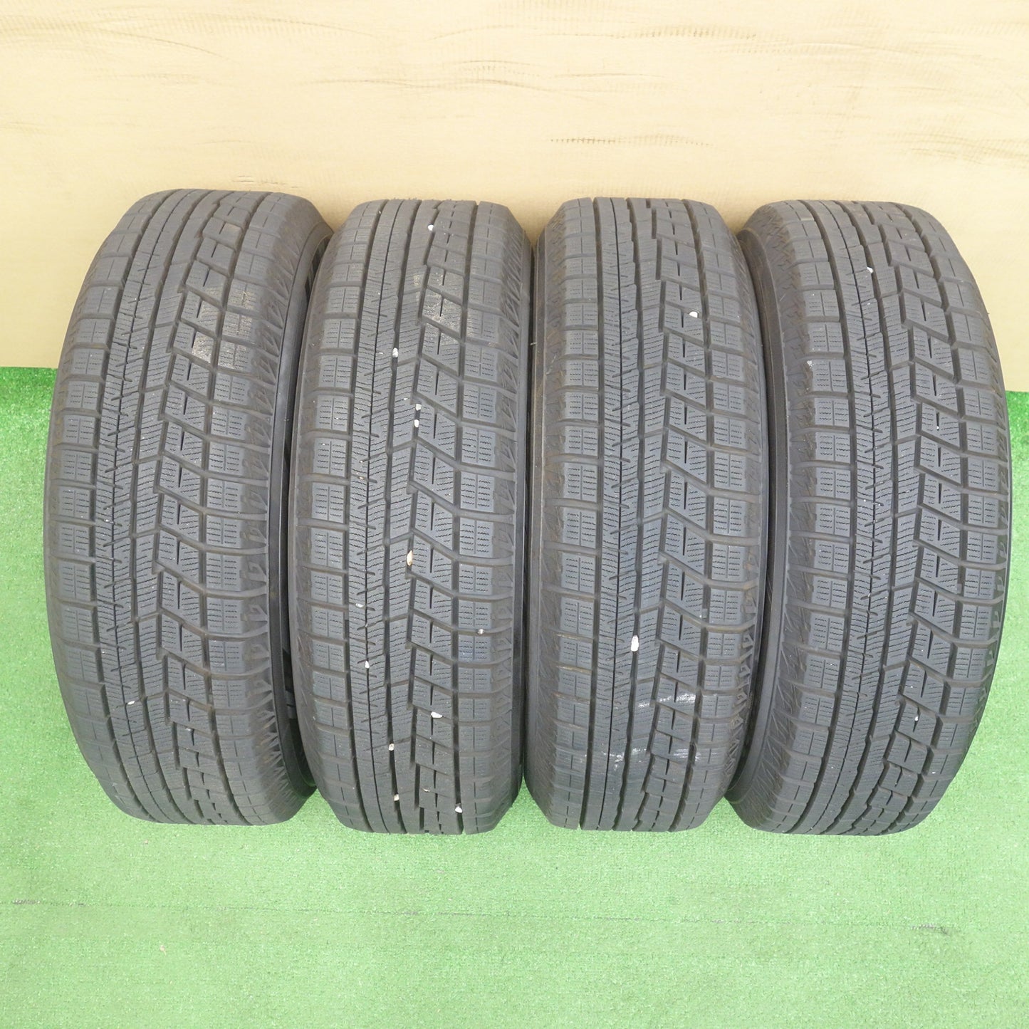 ほぼ未使用!22年!キレイ★スタッドレス 165/65R14 ヨコハマ アイスガード iG60 社外 アルミ 14インチ PCD100/4H★6040903KTス