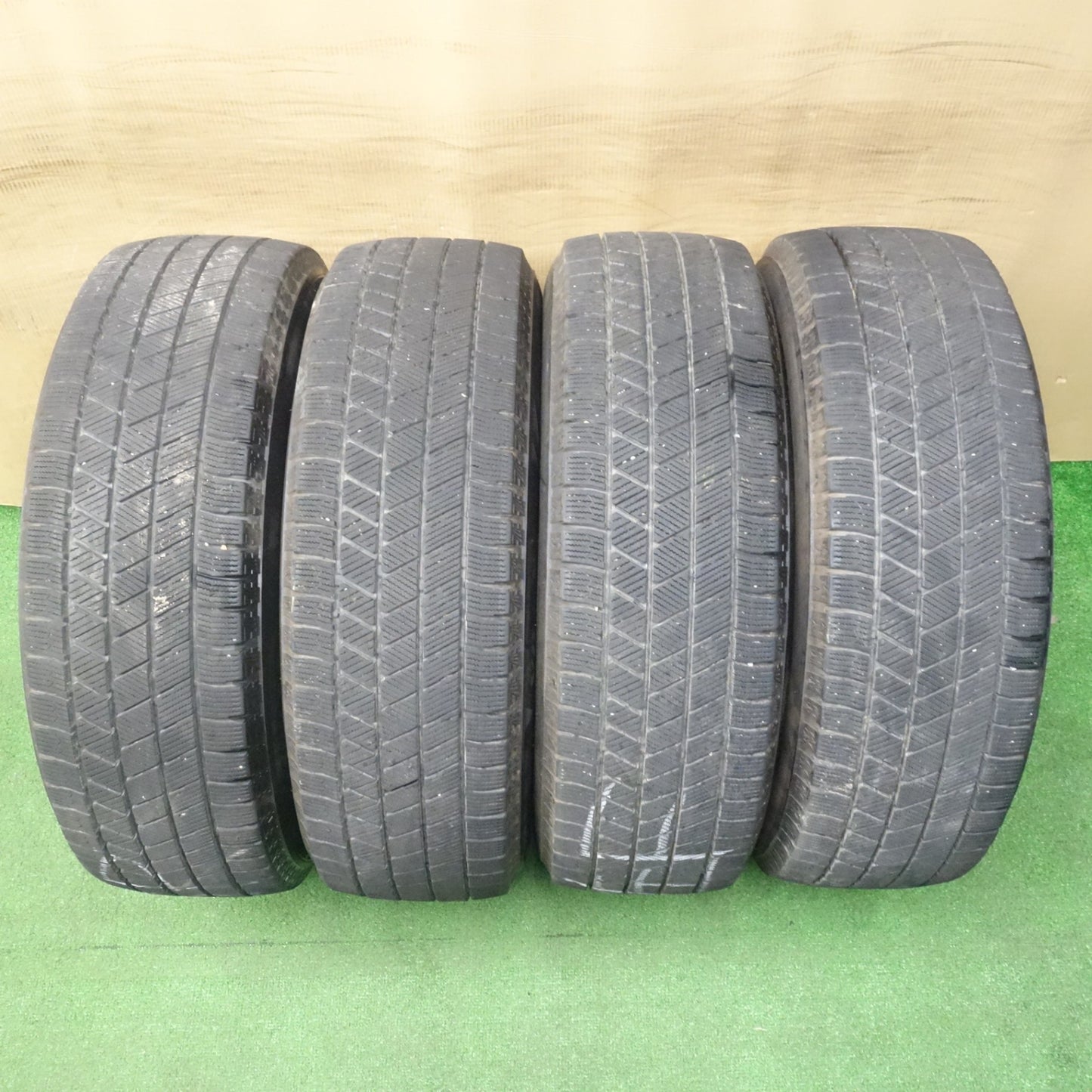 バリ溝!キレイ!9分★プリウス 等 195/65R15 スタッドレス ブリヂストン ブリザック VRX3 TOPRUN トップラン 15インチ PCD100/5H★6031502KTス