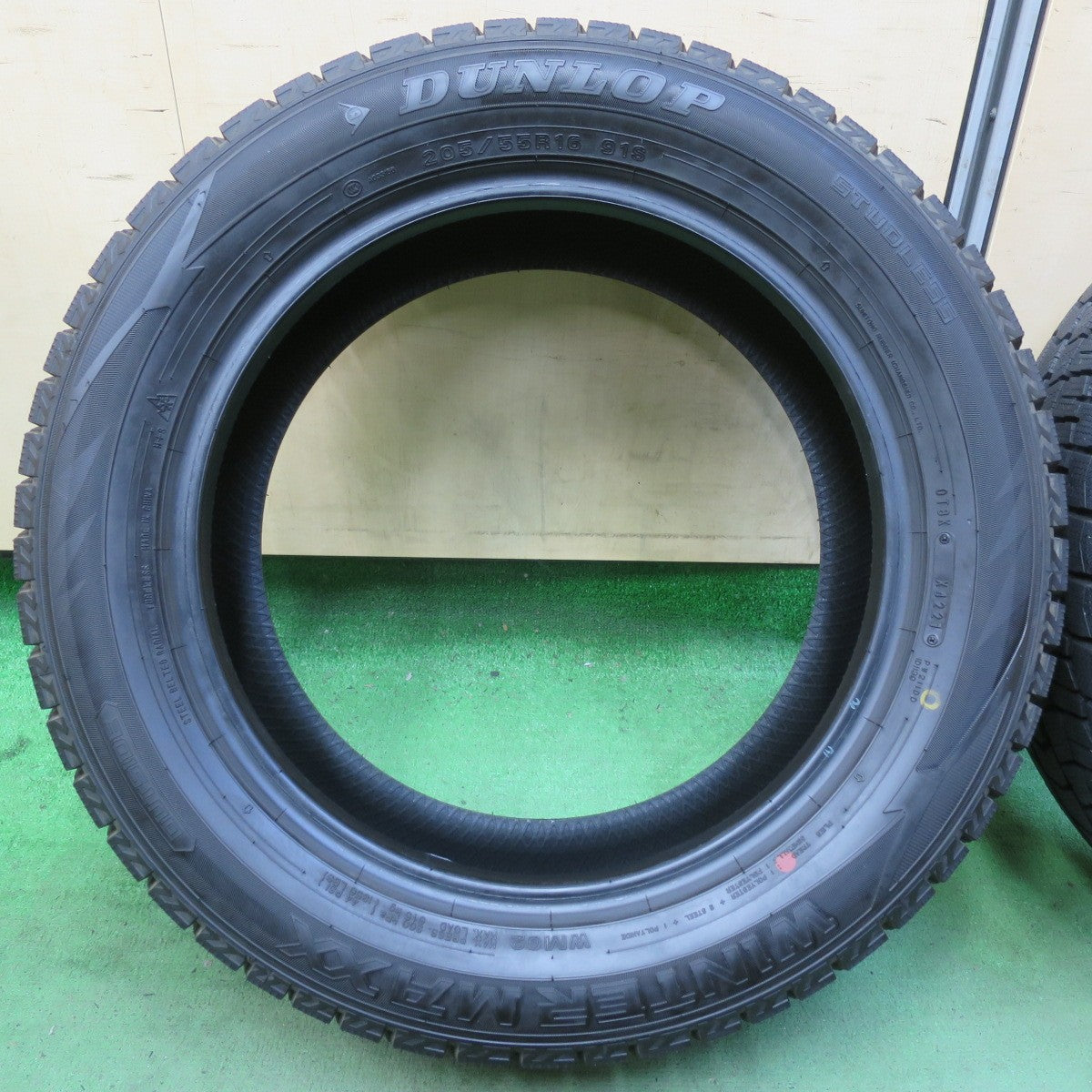 バリ溝!21年!ほぼ10分★スタッドレス 205/55R16 ダンロップ ウインターマックス WM02 タイヤ 16インチ インプレッサ 86 BRZ プリウス 等★5091107イスタ