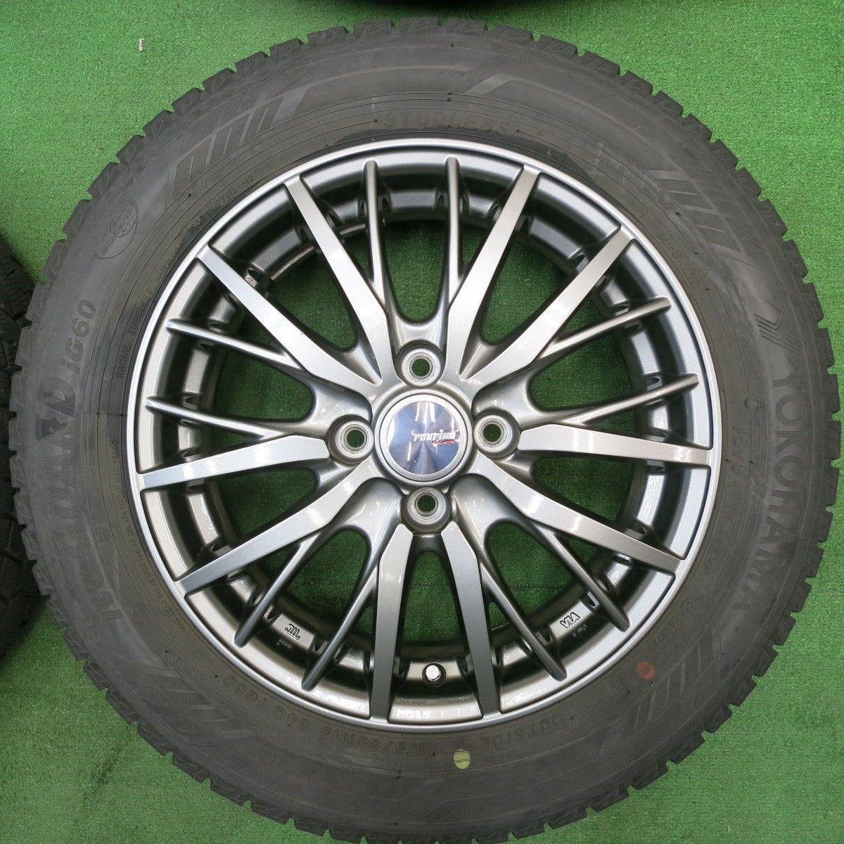 バリ溝!キレイ!9分★スタッドレス 175/65R15 ヨコハマ アイスガード iG60 ravrion RM01 ラブリオン 15インチ PCD100/4H★5042208TNス