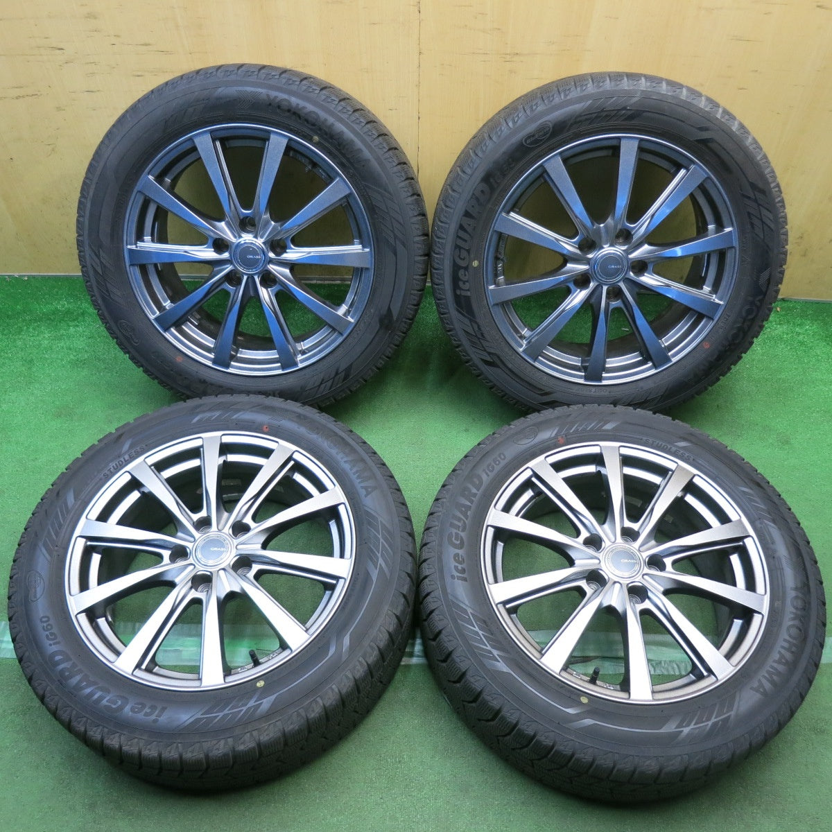 バリ溝！22年！キレイ！9.5分◎スタッドレス 215/55R17 ヨコハマ
