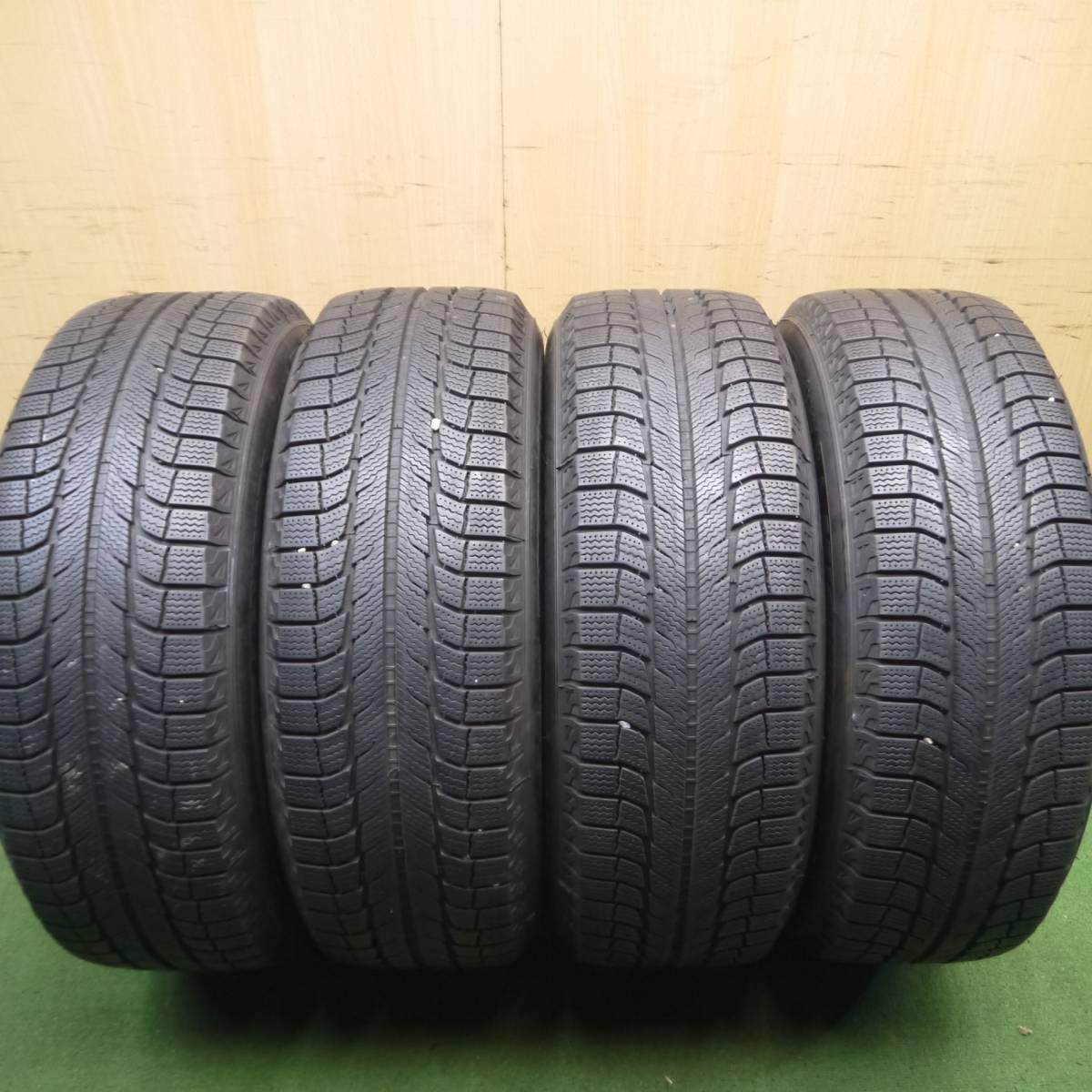 センサー付 バリ溝 綺麗★レクサス NX 純正 225/65R17 スタッドレス ミシュラン LATITUDE X-ICE XI2 PCD114.3/5H★4022014Hス
