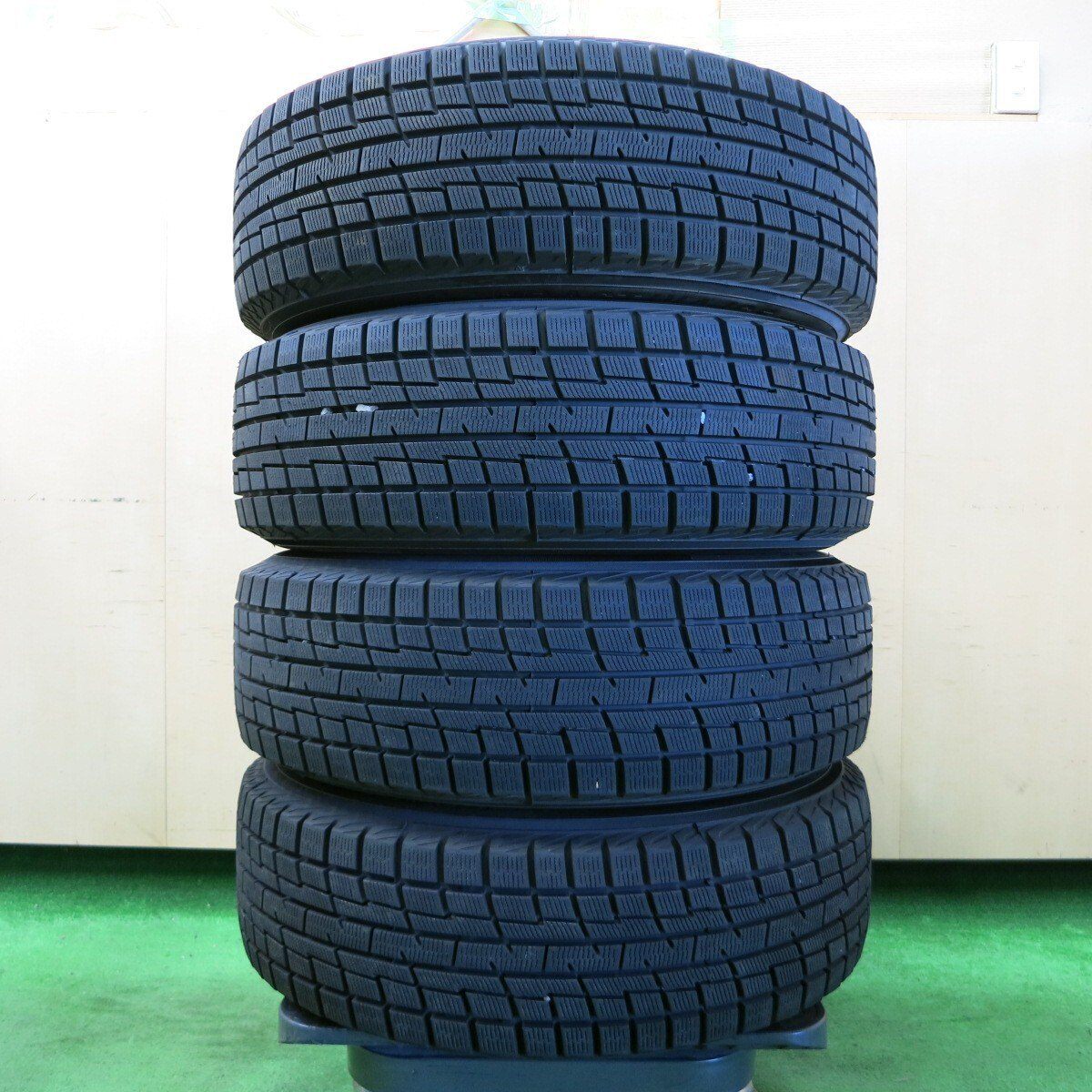 超バリ溝 23年 ほぼ10分★スタッドレス 185/65R15 プラクティバ アイス BP02 STRANGER ストレンジャー PCD100/5H★4051403イス