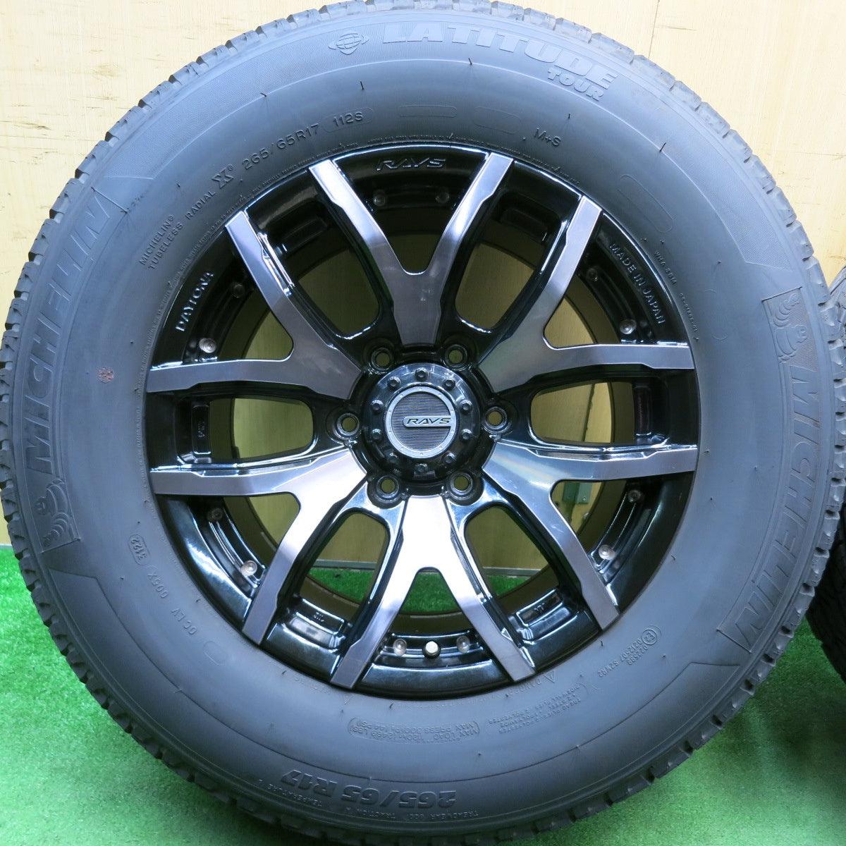 バリ溝!22年!キレイ!9分★RAYS DAYTONA FDX-F6 265/65R17 ミシュラン LATITUDE TOUR レイズ デイトナ 17インチ PCD139.7/6H★5050210HAノ