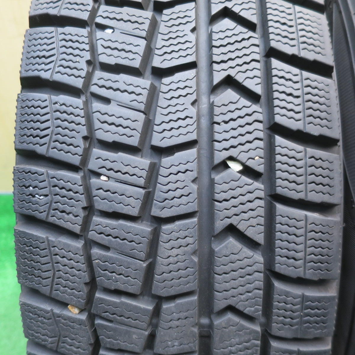 バリ溝!キレイ!9.5分★スタッドレス 195/65R16 ダンロップ ウインターマックス WM02 WAREN ヴァーレン 16インチ PCD100/4H★5120407NJス