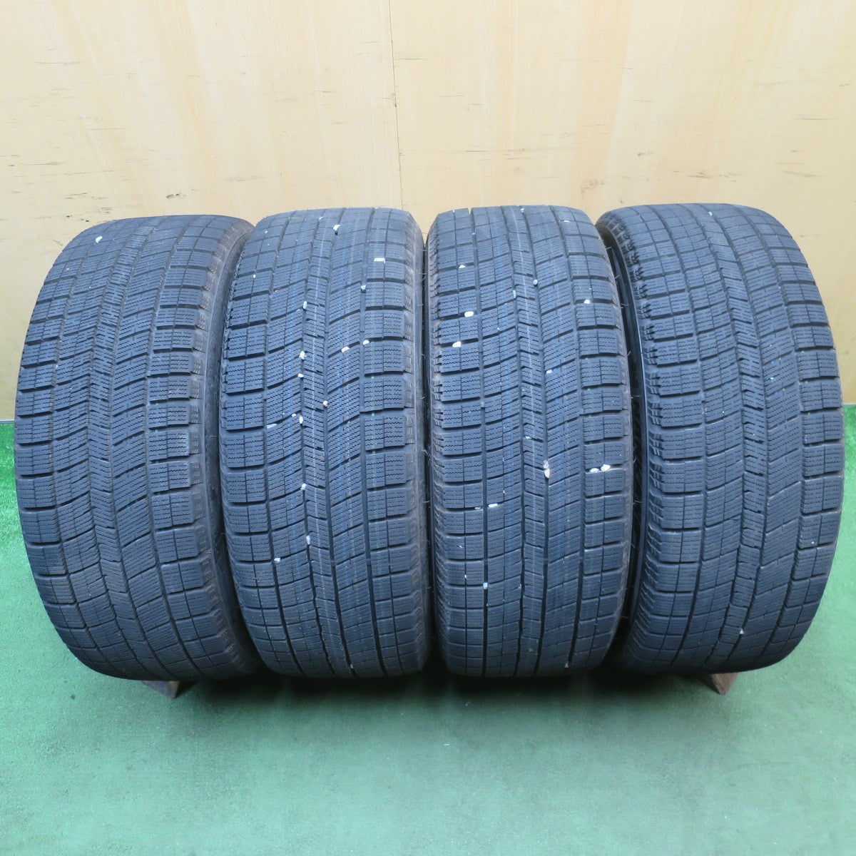 ほぼ未使用!25年!キレイ◎スタッドレス 235/45R18 ナンカン アイスアクティバ AW-1 Verthandi ヴェルザンディ 18インチ PCD114.3/5H◎6062203NJス
