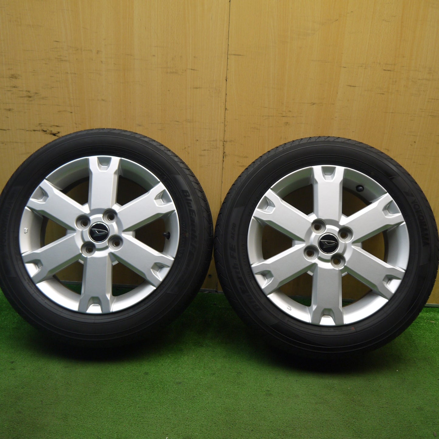 キレイ!21年!2本★ダイハツ タフト 純正 165/65R15 ヨコハマ BluEarth-FE AE30 15インチ PCD100/4H★5061608Hノ