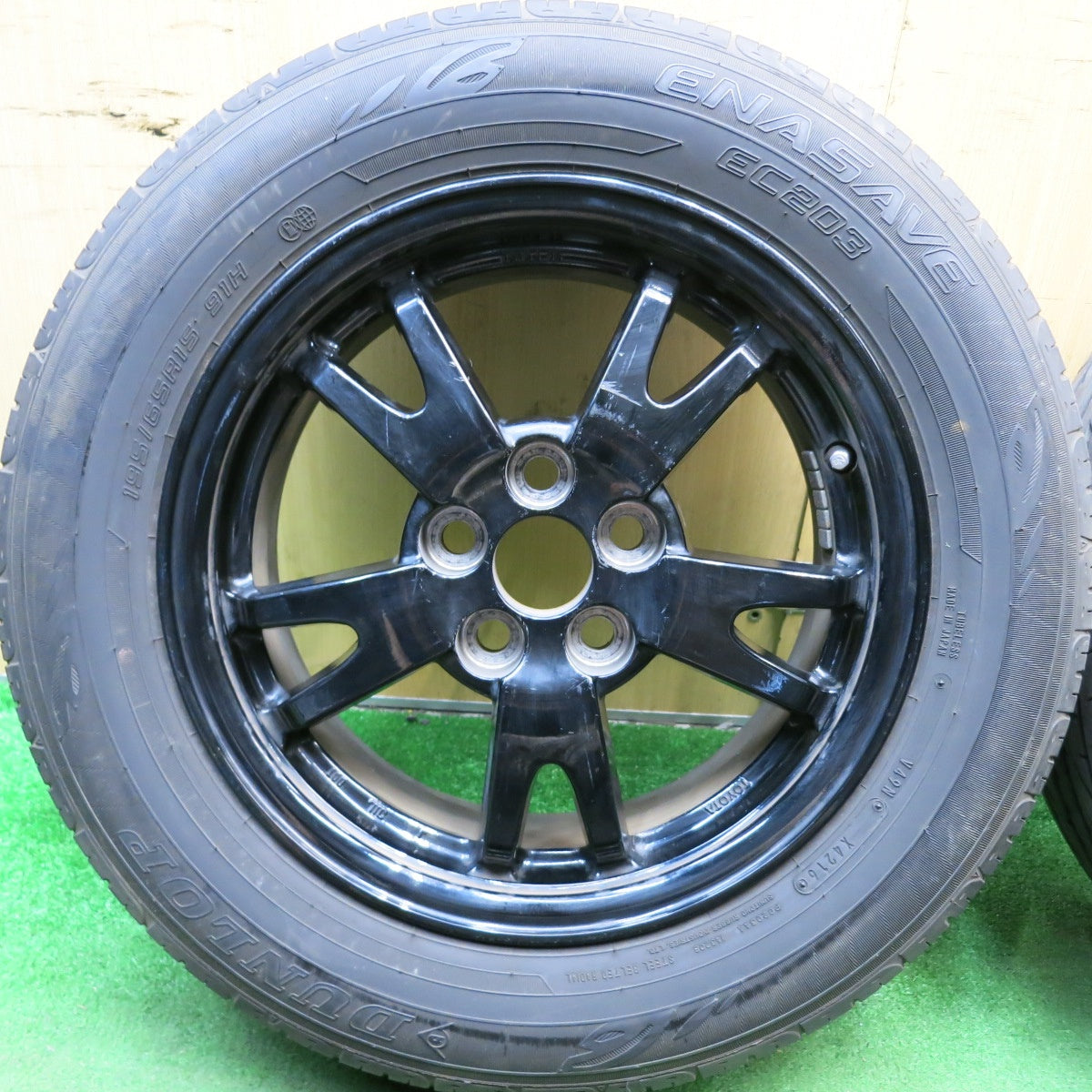 4本価格★トヨタ 30系 プリウス 純正 195/65R15 ダンロップ エナセーブ EC203 15インチ PCD100/5H★5062102HAノ