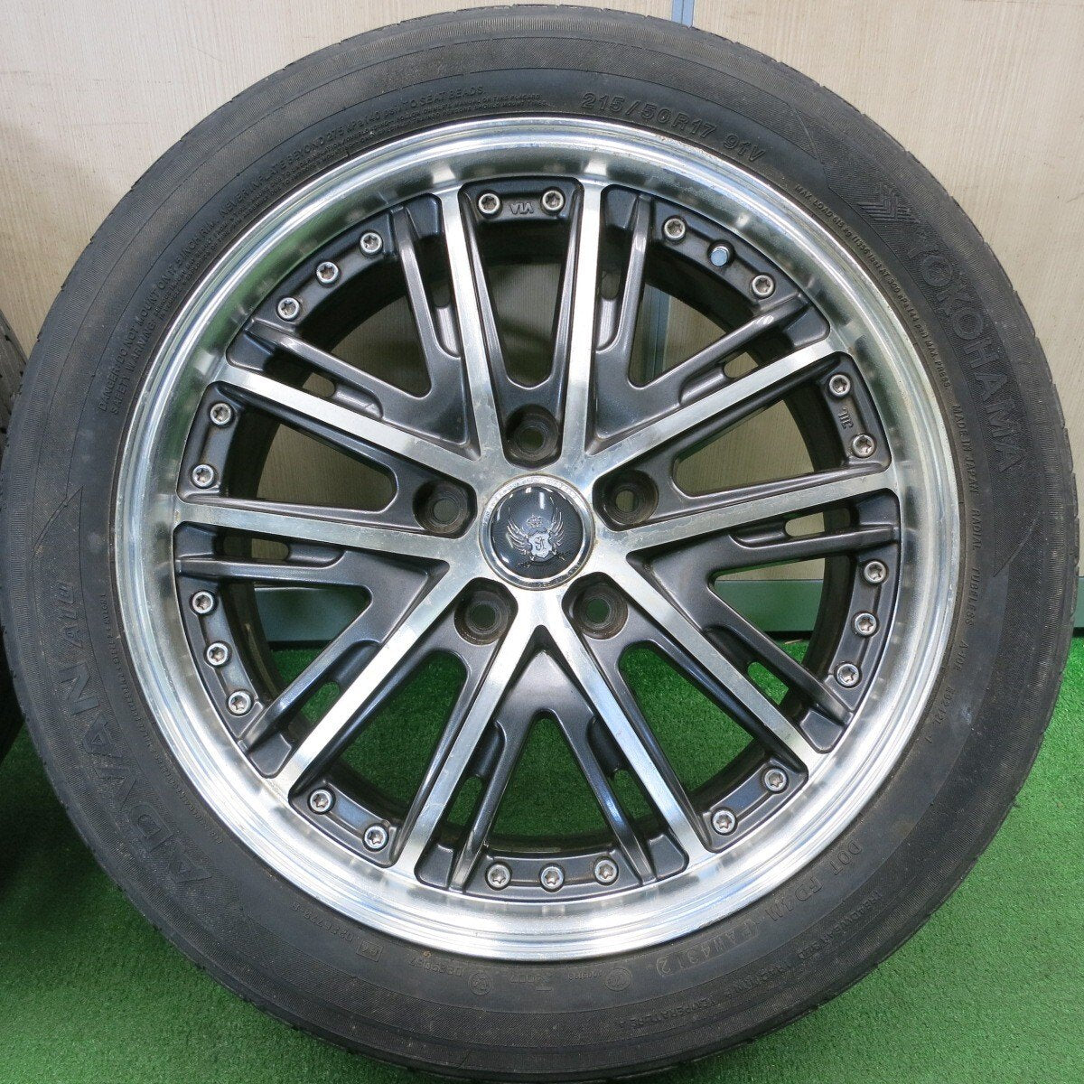 4本価格★STEINER VZ5 ENKEI 215/50R17 ヨコハマ アドバン A10 シュタイナー エンケイ 17インチ PCD114.3/5H★5021303TNノ