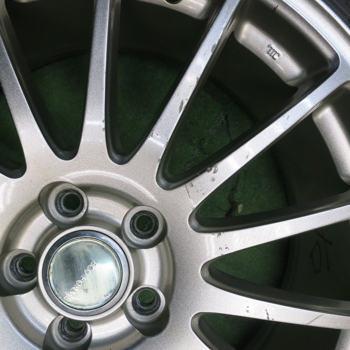 バリ溝!23年!9分★フォレスター 等 225/55R18 スタッドレス ブリヂストン ブリザック DM-V3 ヨコハマ アイスガード G075 ECO FORME PCD100/5H★5050502HAス