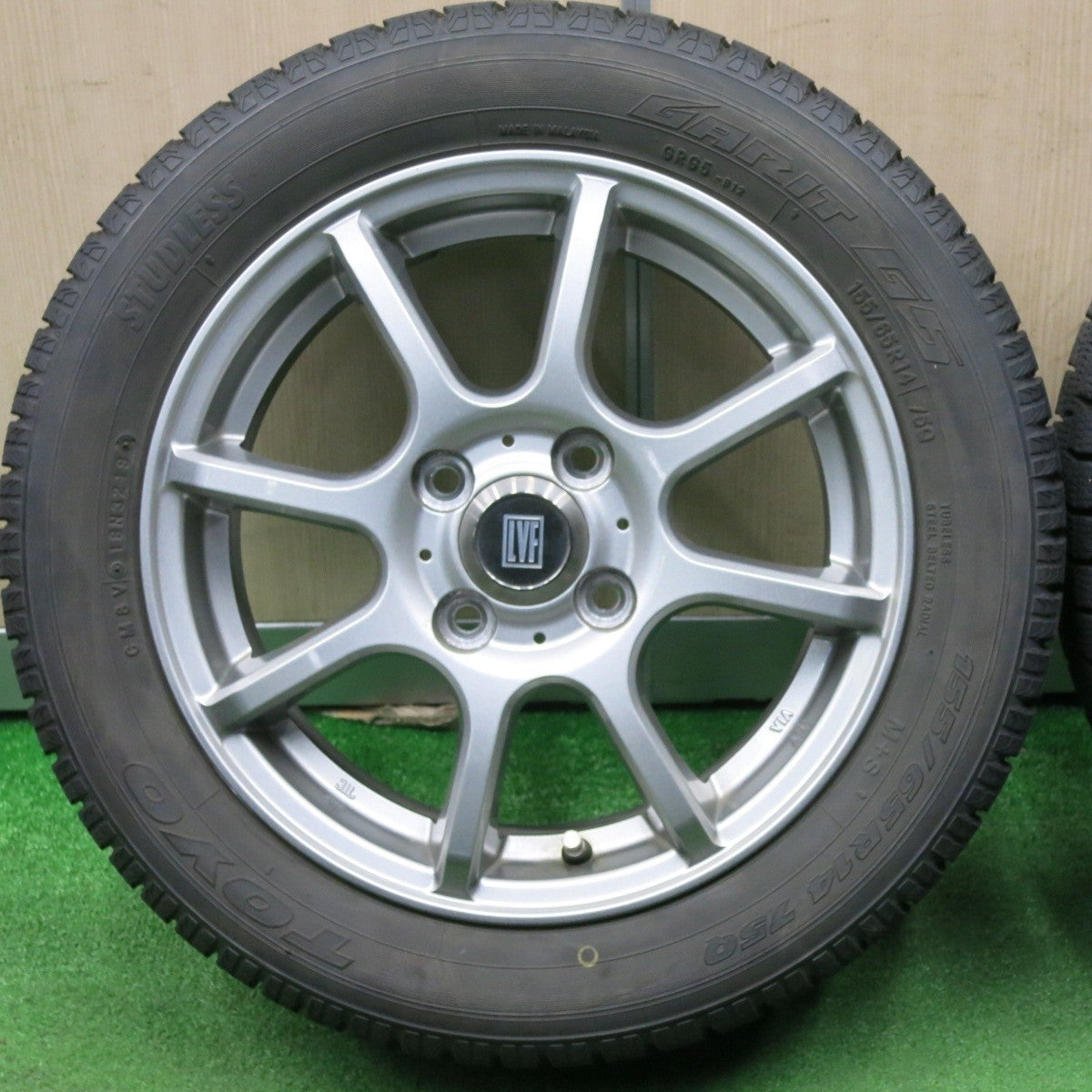 4本価格★スタッドレス 155/65R14 トーヨー ガリット G5 LVF 社外 アルミ 14インチ PCD100/4H★4122401NJス