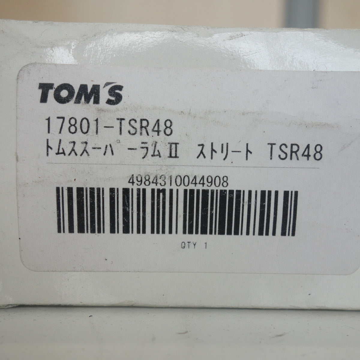 未使用◆TOMS トムス スーパーラムII ストリート 17801-TSR48 エアクリーナー エアフィルター GR ヤリス◆