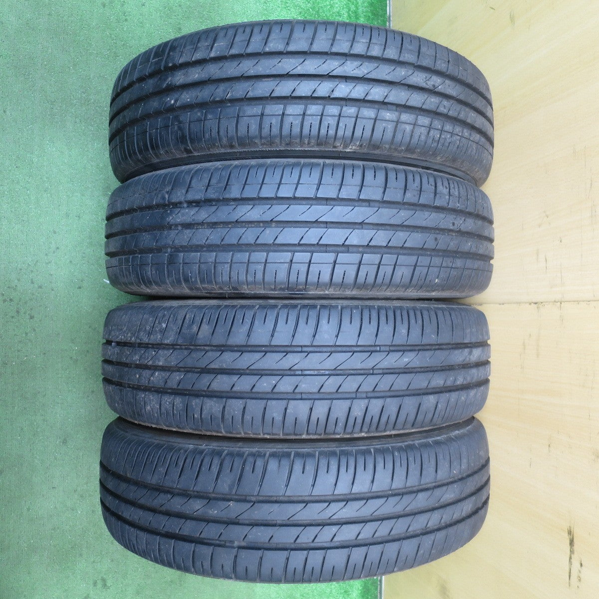 バリ溝!23年!9分★ダイハツ タント 純正 155/65R14 マーキス CST MR61 14インチ PCD100/4H★5081110NJノ