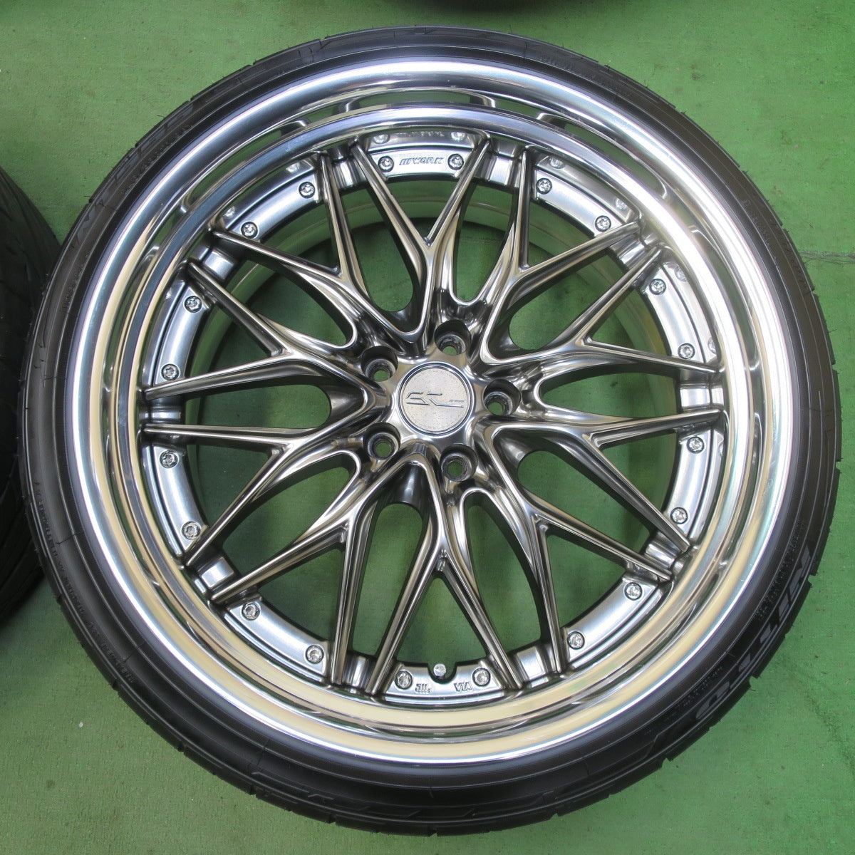 バリ溝!24年!キレイ!ほぼ10分★WORK SCHWERT QUELL SWM-SR 245/35R21 ニットー NT555 G2 21インチ ワーク シュバート クヴェル PCD114.3/5H★5071608イノ