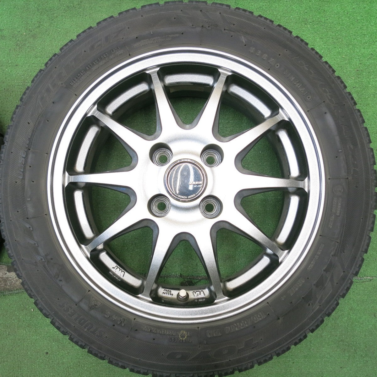 キレイ!21年★スタッドレス 165/65R14 トーヨー オブザーブ ガリット GIZ ZACK JP-202 MONZA ザック 14インチ PCD100/4H★5060711HAス