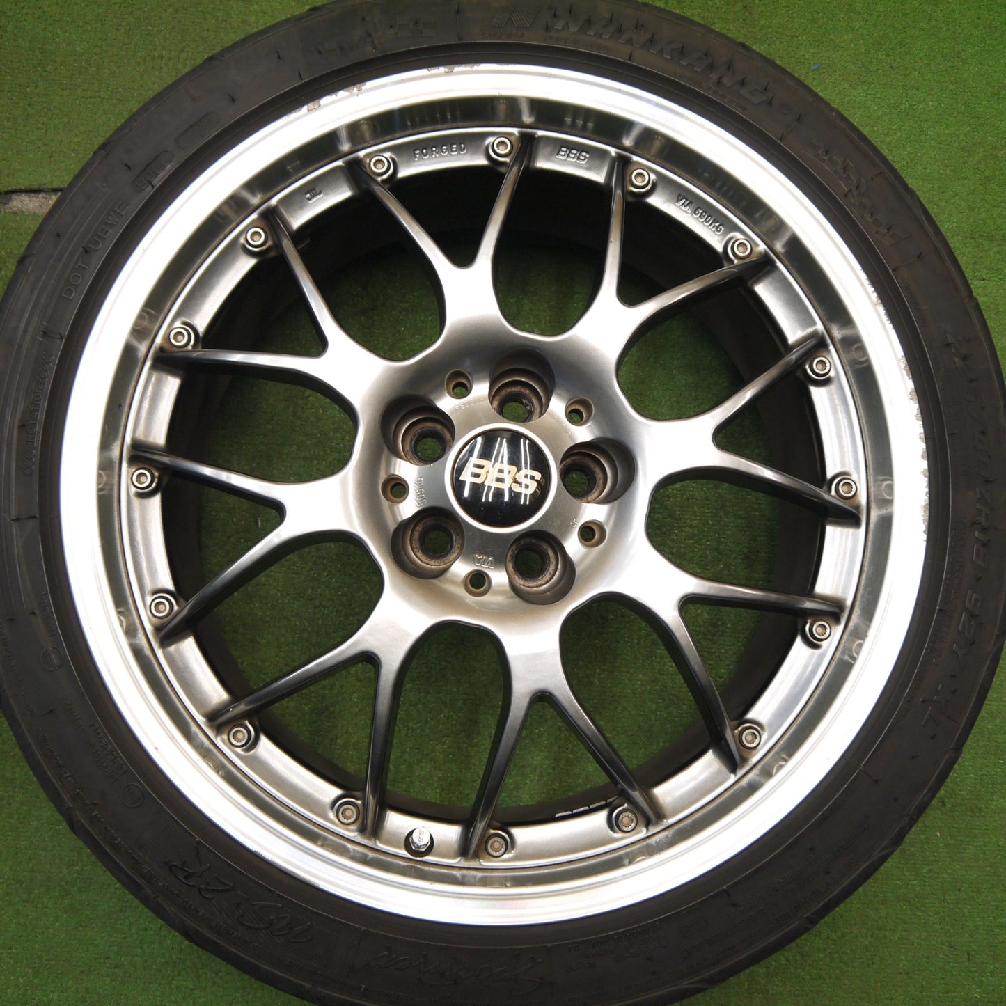 4本価格!22年★プリウス 等 BBS RS931H 225/40R18 ナンカン Sportnex NS-2R 18インチ PCD100/5H★5043009Hノ