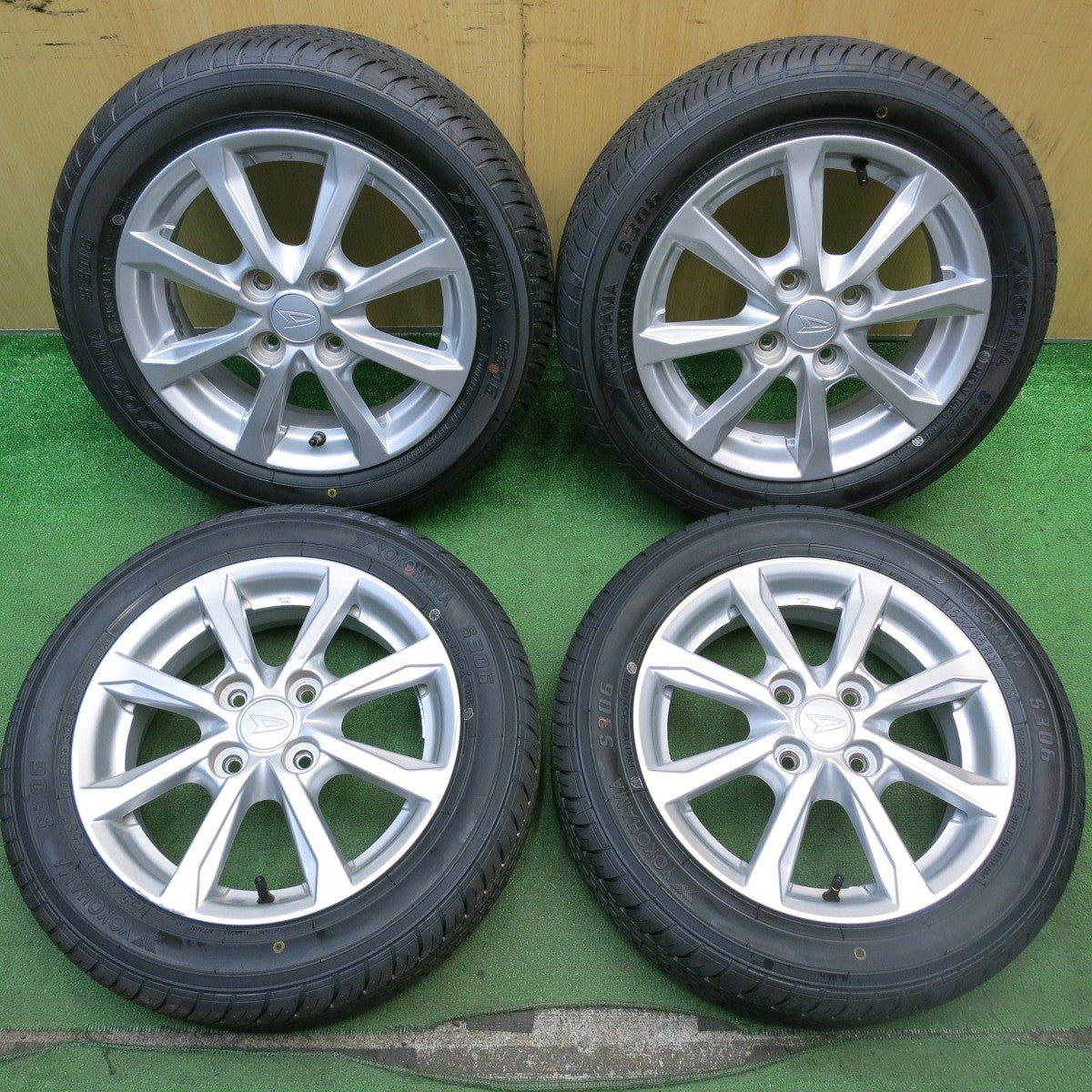 タイヤ未使用!25年★ダイハツ LA700S ピクシスメガ 純正 155/65R14 ヨコハマ S306 14インチ PCD100/4H★5070101HAノ