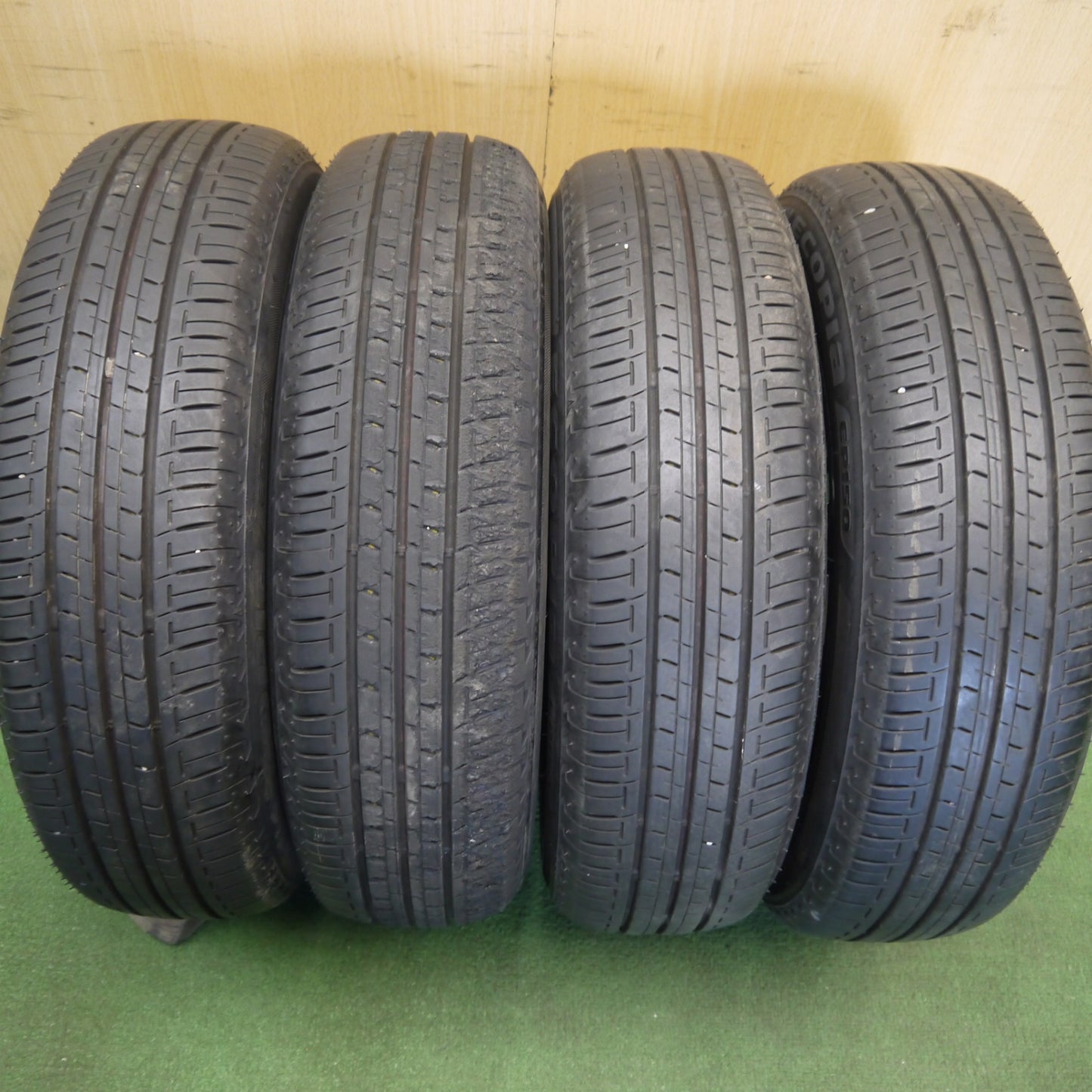 キレイ★ダイハツ タント カスタム 純正 155/65R14 ブリヂストン エコピア EP150 14インチ PCD100/4H★6052703Hノ