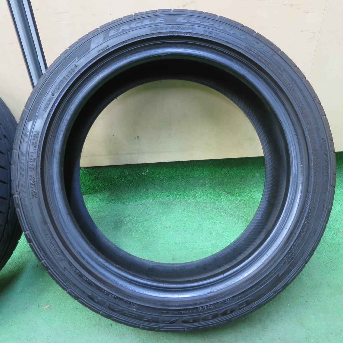バリ溝!23年!9分★165/55R15 グッドイヤー イーグル LS2000 hybridⅡ タイヤ 15インチ ワゴンR タント N-BOX スペーシア 等★5062203イノタ