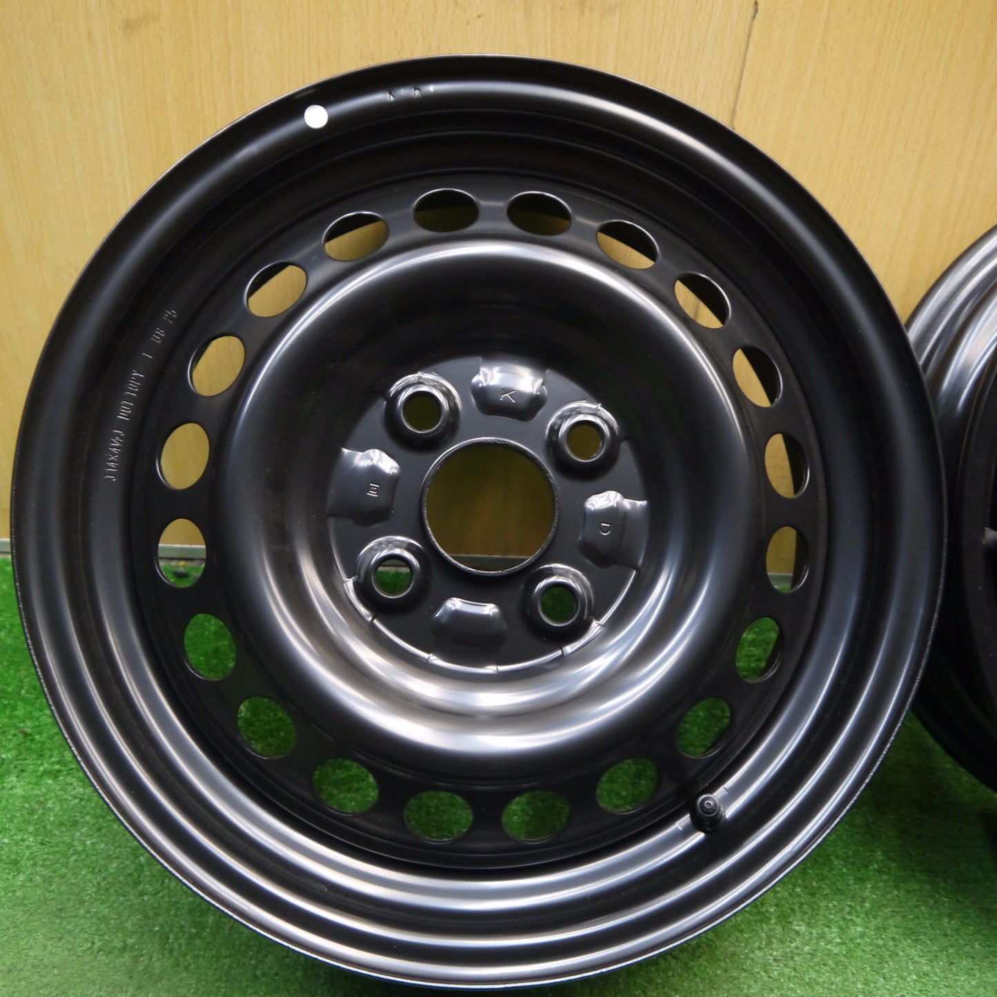 新車外し★ダイハツ ムーヴ キャンバス 純正 スチール ホイール 14インチ 14×4.5J PCD100/4H★5061609KKホ