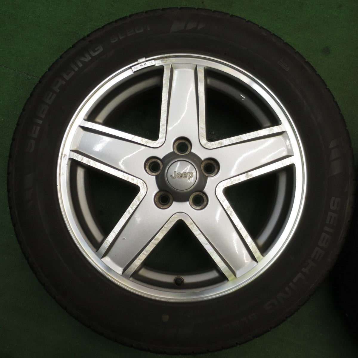 4本価格★JEEP ジープ パトリオット 純正 215/60R17 セイバーリング SL201 17インチ PCD114.3/5H★5052703NJノ