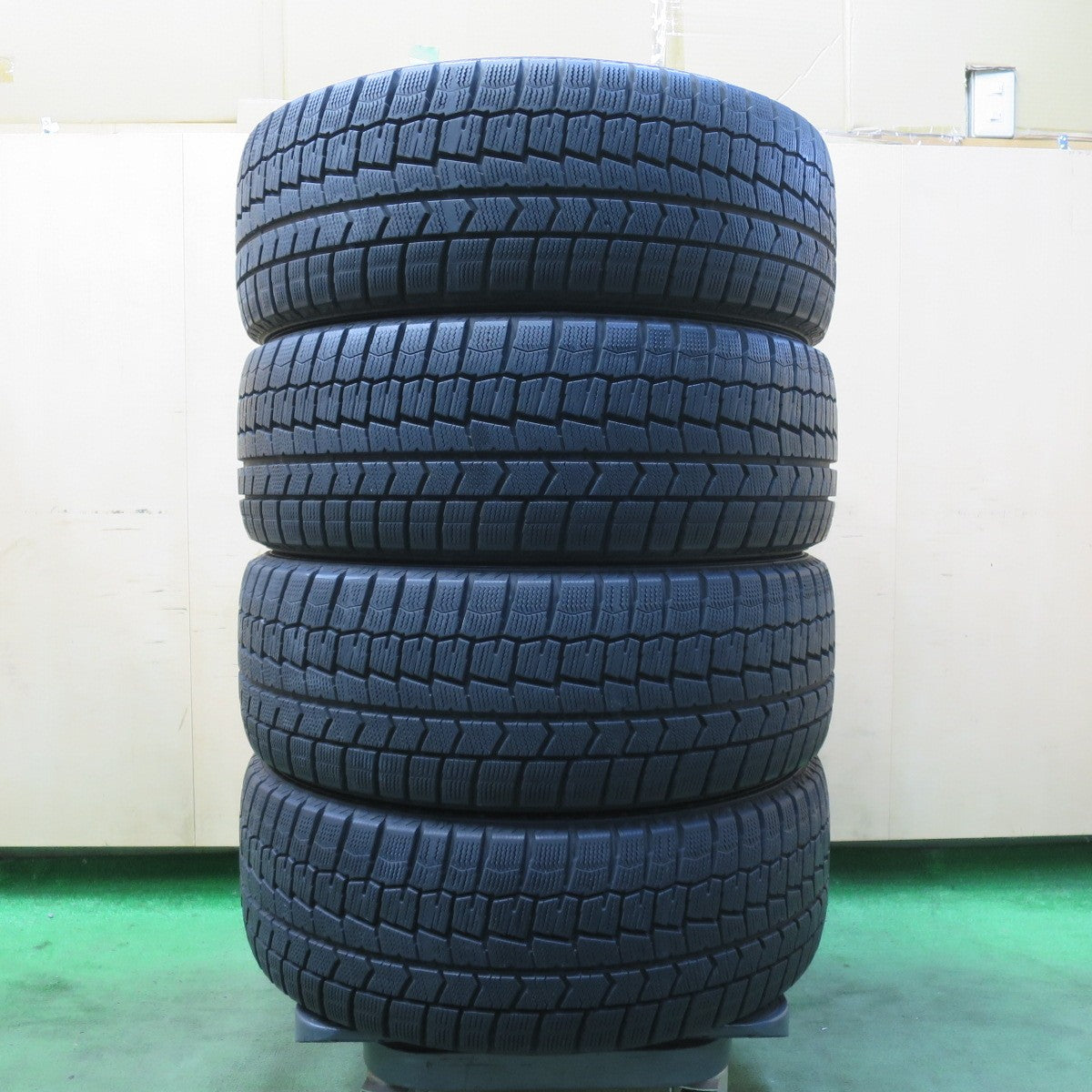 バリ溝!9.5分★MINI F56 WORK IMPORT LABEL IL-1F5 MBL 225/45R17 スタッドレス ダンロップ ウインターマックス WM02 ワーク インポートレーベル PCD112/5H★5110404イス