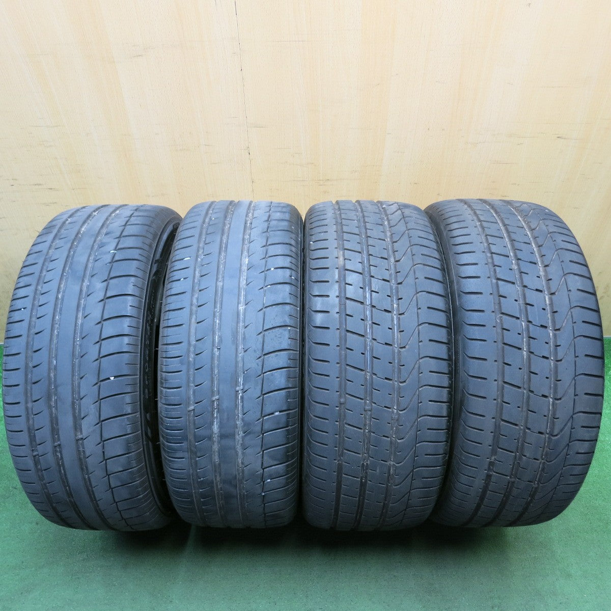 バリ溝!23年!9.5分◎アウディ 等 265/40R20 ピレリ PZERO トライアングル SPORTEX TSH11 社外 アルミ 20インチ PCD112/5H◎6090308HAノ