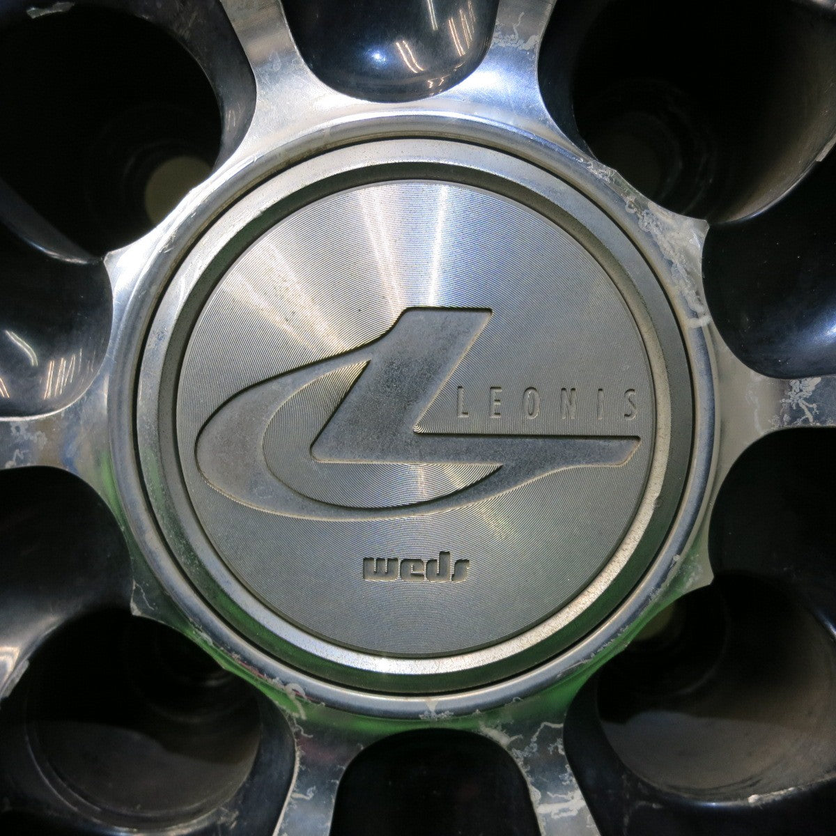 バリ溝!22年!9.5分★LEONIS WX 185/55R16 コンチネンタル ウルトラコンタクト UC6 16インチ レオニス PCD100/4H★5050207HAノ