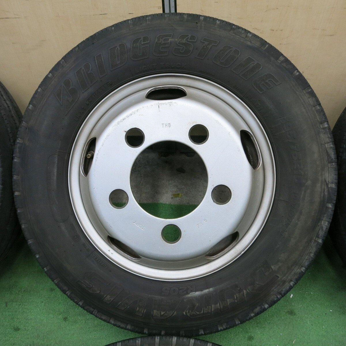 6本価格★トラック タイヤ 195/75R15 109/107L ブリヂストン デュラビス R205 TOPY スチール DURAVIS PCD203.2/5H★5031502ナノ