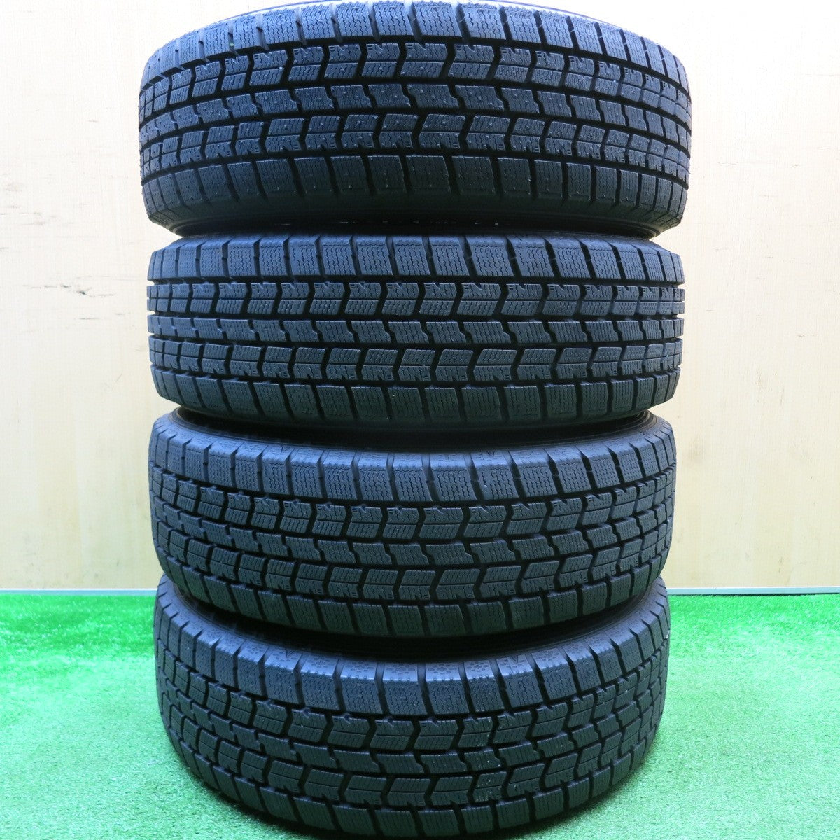 超バリ溝!24年!キレイ!ほぼ10分★スタッドレス 175/65R15 グッドイヤー アイスナビ7 TOPRUN トップラン 15インチ PCD100/4H★5110609HAス