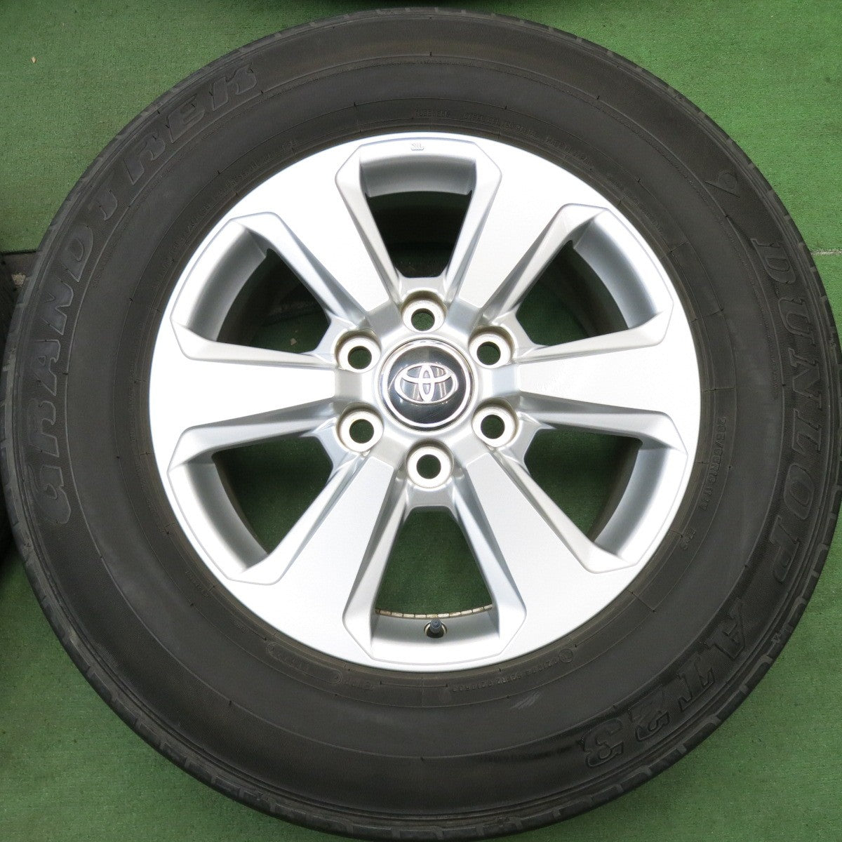 キレイ!22年★トヨタ ランクル 300 AX GX 純正 265/65R18 ダンロップ AT23 グラントレック 18インチ PCD139.7/6H★5100406HAノ