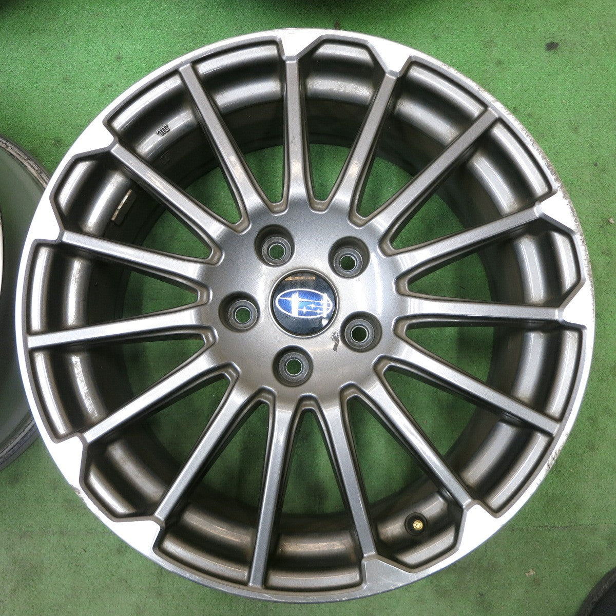 4本価格★スバル レヴォーグ STI スポーツ 純正 ホイール 18インチ 18×7.5J PCD114.3/5H★5090103ナホ