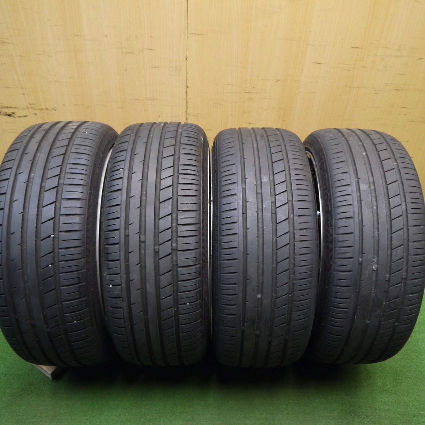 バリ溝!22年!9.5分★プリウス 等 TANABE SSR SP1 215/40R18 ジーテックス HP2000 vfm タナベ 18インチ PCD100/5H★5042302Hノ