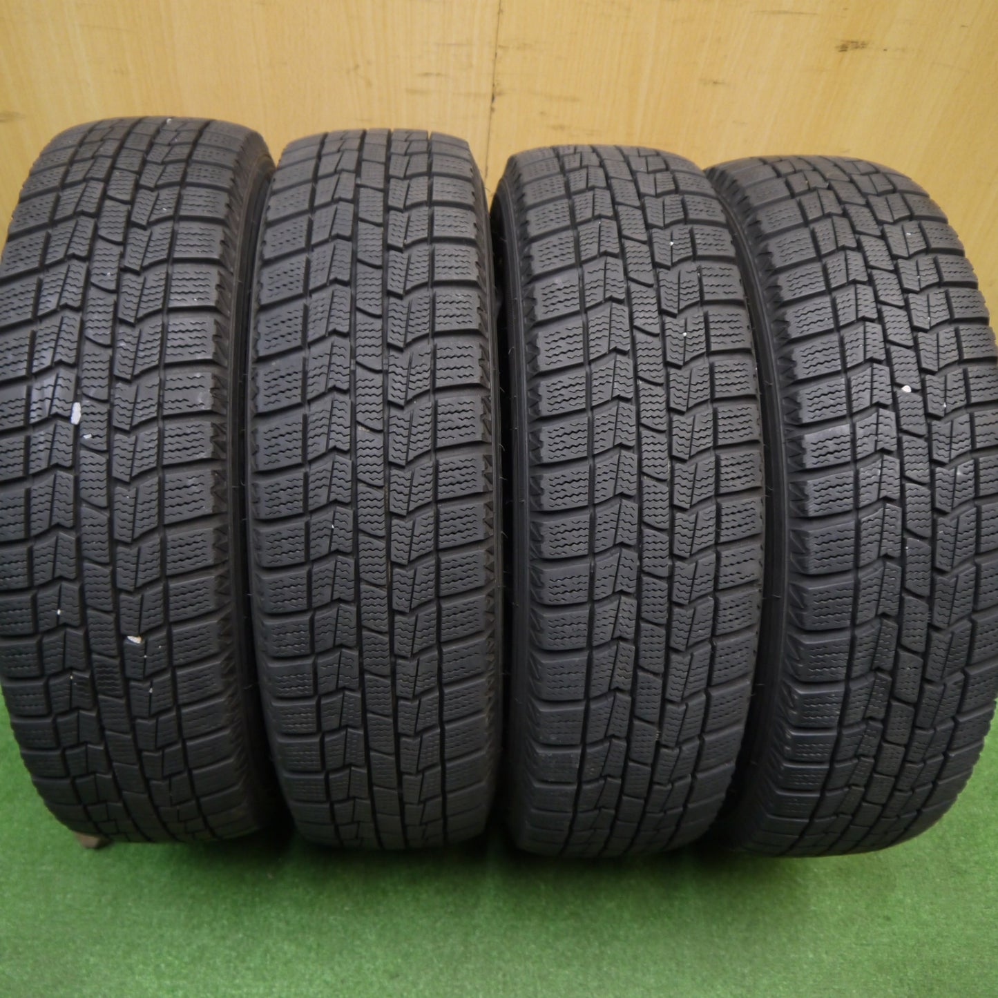 バリ溝!21年!キレイ!9.5分★スタッドレス 155/65R14 オートバックス ノーストレック N3i LEBEN レーベン 14インチ PCD100/4H★5120301Hス