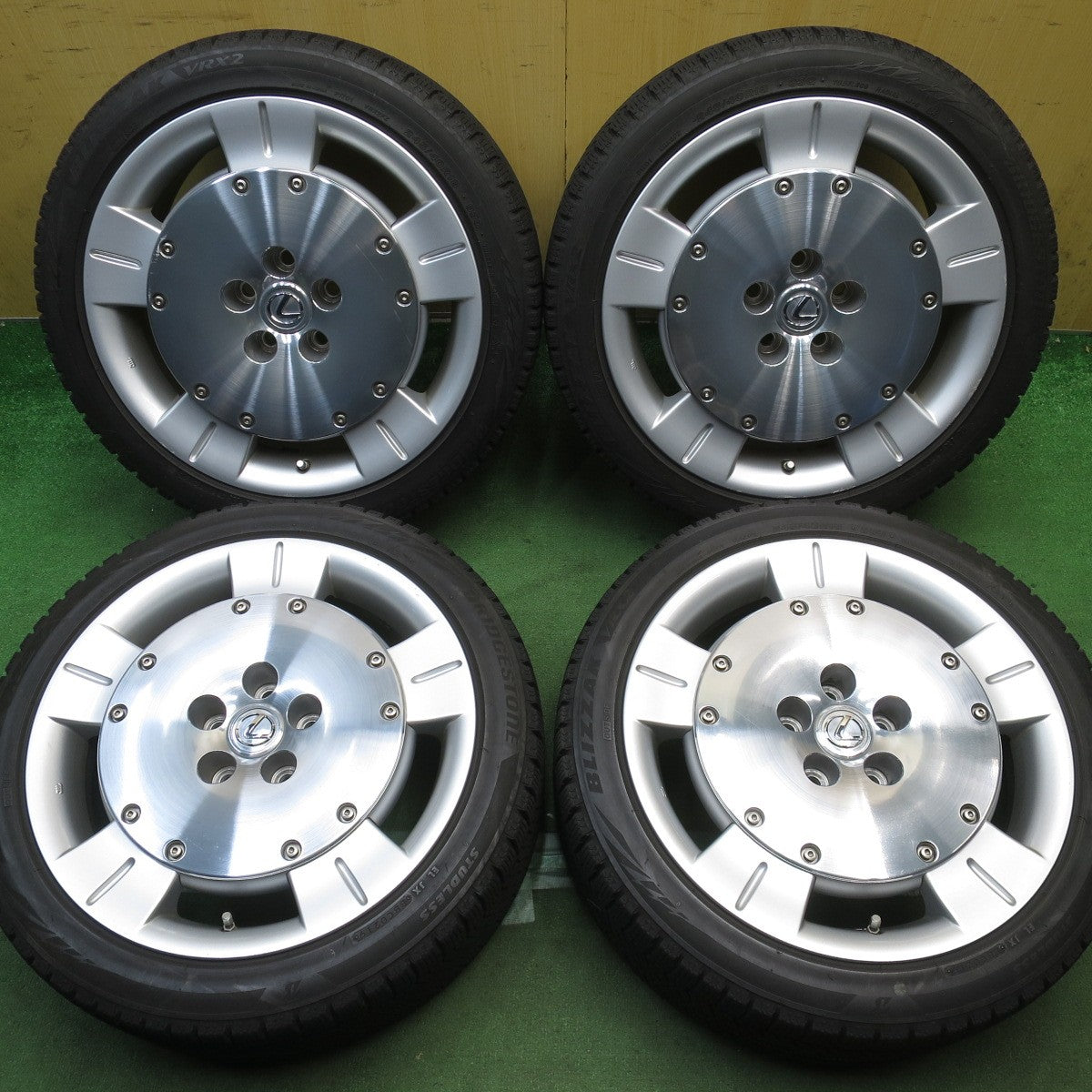 4本価格◎トヨタ 40系 ソアラ レクサス SC 純正 245/40R18 スタッドレス ブリヂストン ブリザック VRX2 18インチ PCD114.3/5H◎6100403NJス