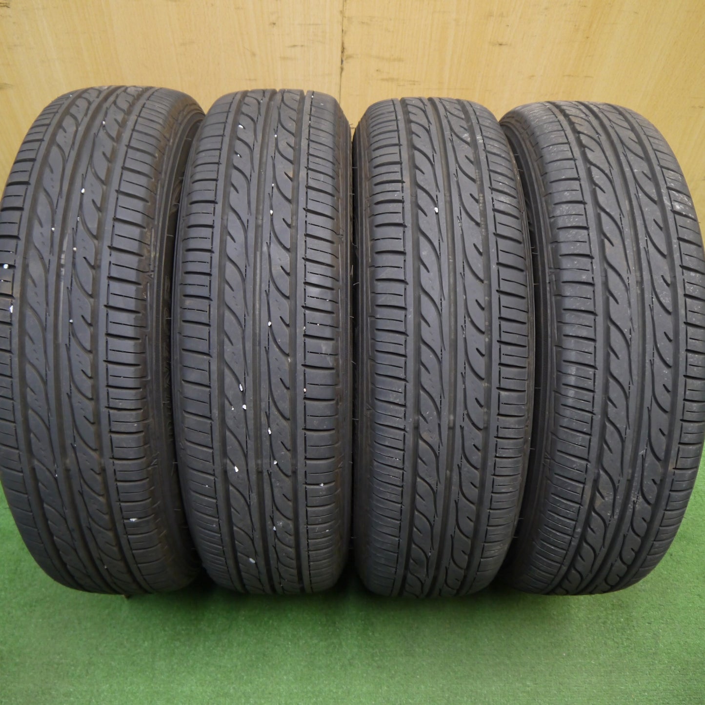 バリ溝!24年!8.5分★ダイハツ ムーヴ タント 等 純正 155/65R14 ダンロップ EC202 14インチ PCD100/4H★5042101Hノ