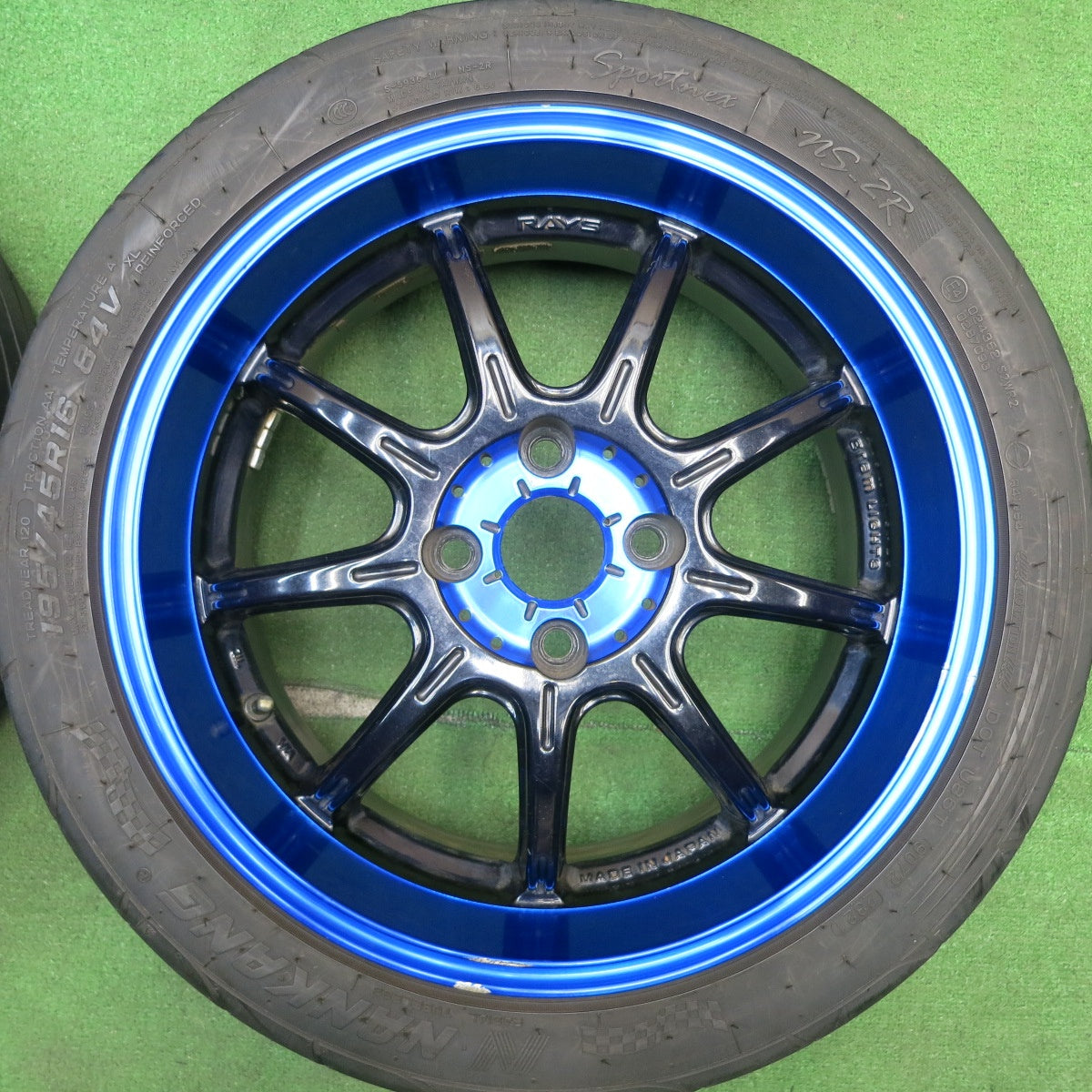 4本価格!21年★希少 S660 等 RAYS gramLIGHTS 57Gainer 165/50R16 195/45R16 ナンカン Sportnex NS-2R レイズ グラムライツ 16インチ PCD100/4H★5042708HAノ