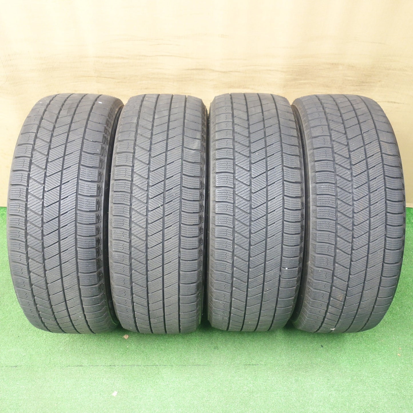 バリ溝!23年!9.5分★アウディ ワーゲン 等 MAK LOWE FF 225/40R18 スタッドレス ブリヂストン ブリザック VRX3 レーベ 18インチ PCD112/5H★6020904KTス