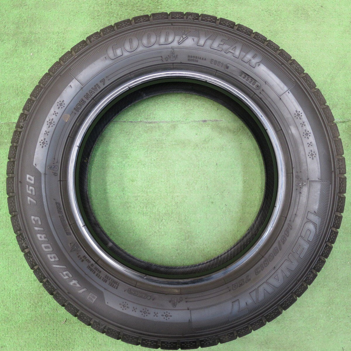 バリ溝!9分★スタッドレス 145/80R13 グッドイヤー アイスナビ7 タイヤ 13インチ タント ムーブ アルト プレオ 等★5012206イスタ