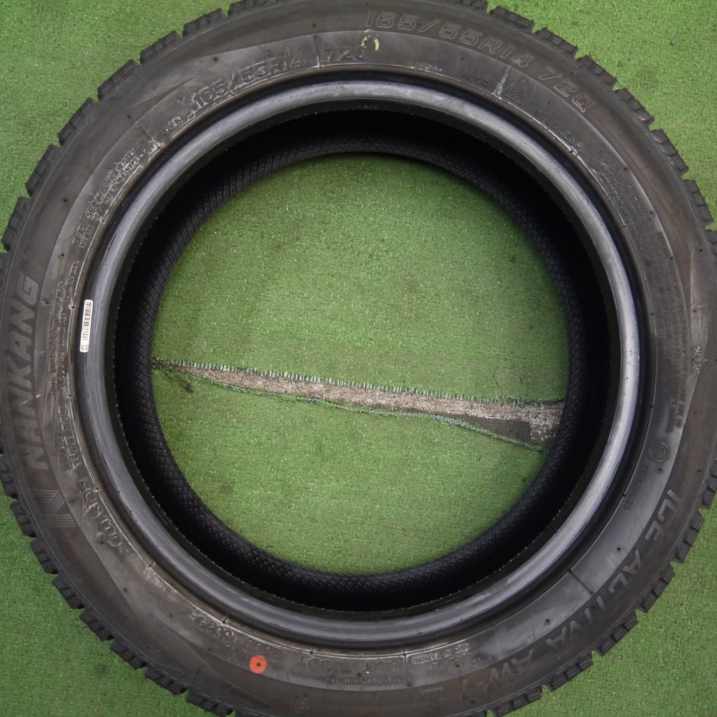 バリ溝!24年!9.5分★スタッドレス 165/55R14 ナンカン アイスアクティバ AW-1 タイヤ 14インチ 軽自動車 ワゴンR ルークス 等★5062304Hスタ
