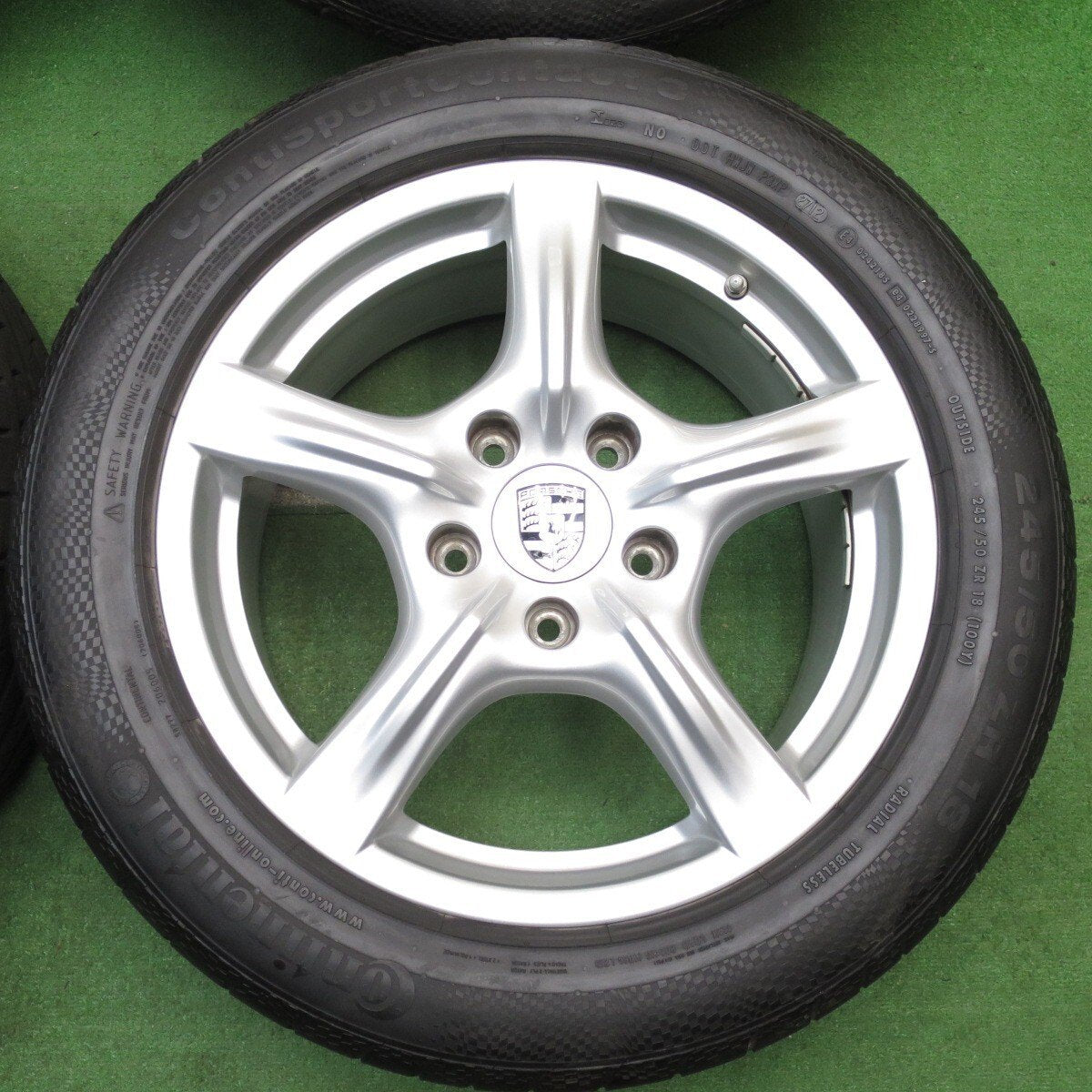 キレイ★ポルシェ パナメーラ 970 純正 245/50R18 275/45R18 コンチネンタル 18インチ PCD130/5H★5040203KKノ