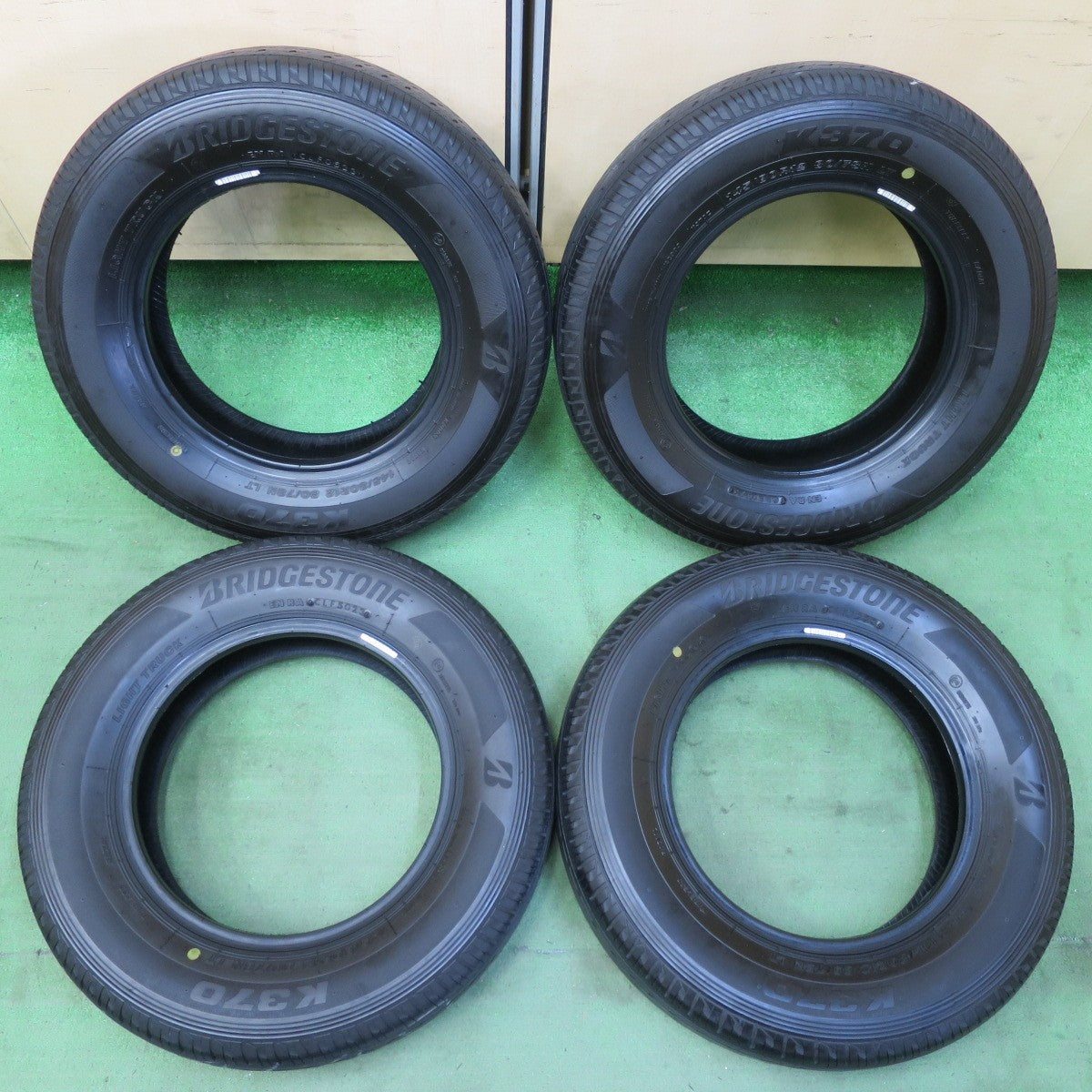 4本価格!23年★145/80R12 80/78N ブリヂストン K370 タイヤ 12インチ 軽 トラック 軽 バン 等★5052903イノタ