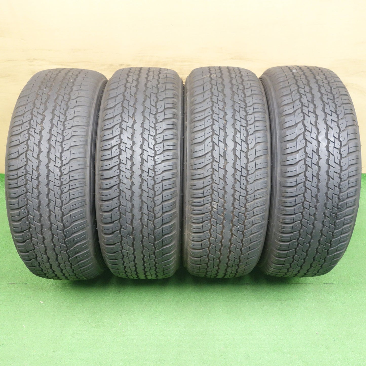 バリ溝!22年!キレイ!9.5分◎トヨタ GUN125 ハイラックス 純正 265/60R18 ダンロップ グラントレック PT AT25 18インチ PCD139.7/6H◎6060501KTノ
