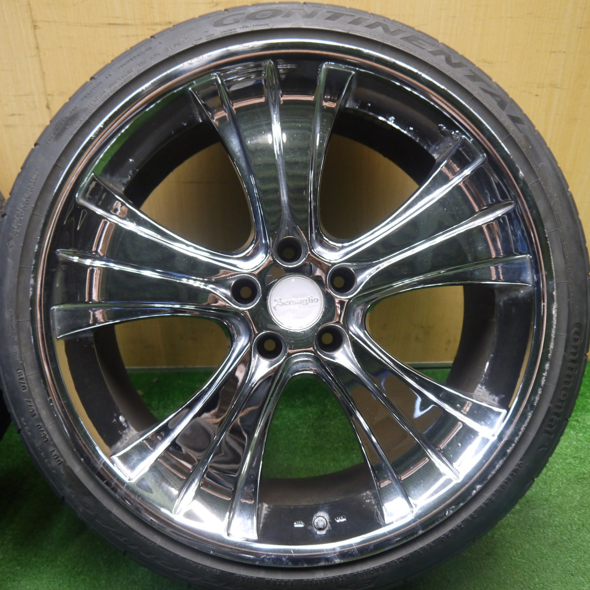 4本価格★Hart Bersaglio MONOBLOCK 245/35R20 ATR SPORT ECOTECH コンチネンタル エクストリーム コンタクト DWS06 ベルサリオ モノブロック 20インチ PCD114.3/5H★6020607Hノ
